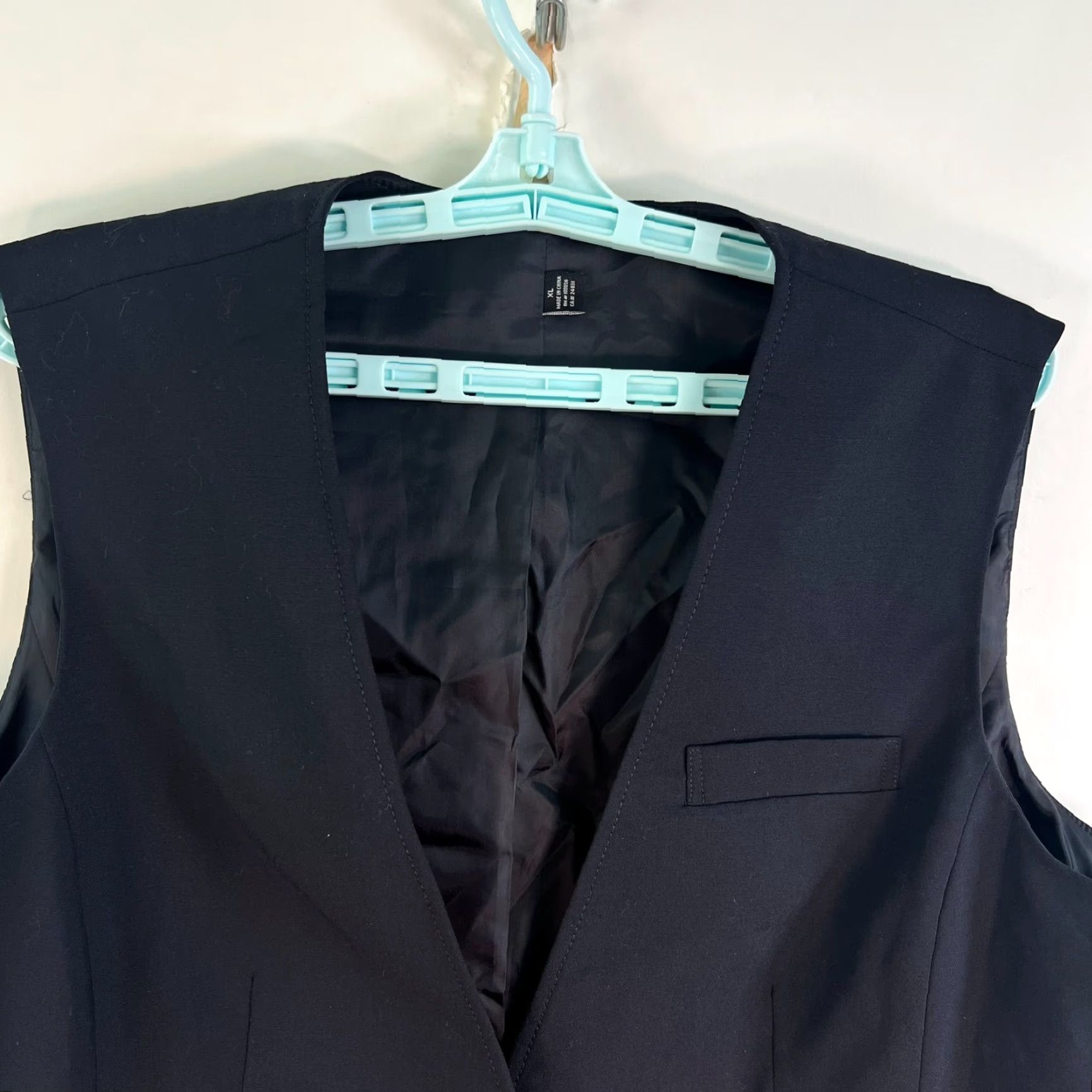 Vintage OOBE Wool Blend Vest Button-Up Womens XL Black Size XL / US 12-14 / IT 48-50 - 4 Thumbnail