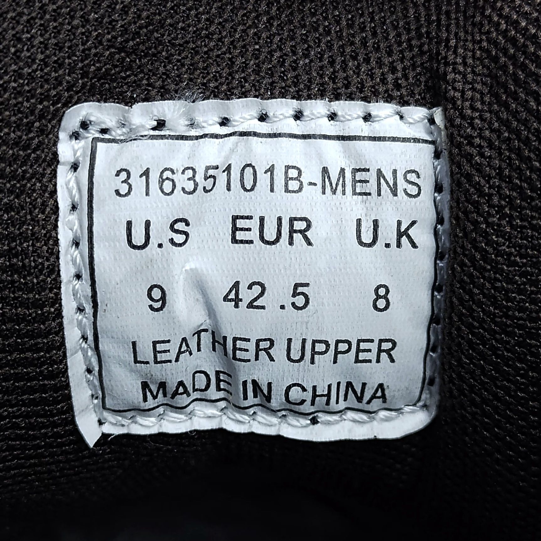 Vintage Mountain Gear D-Day LE 2 Boots Mens Size 9 Brown Black Leather Lace Up Work Winter Casual Mens Shoes Size US 9 / EU 42 - 4 Thumbnail