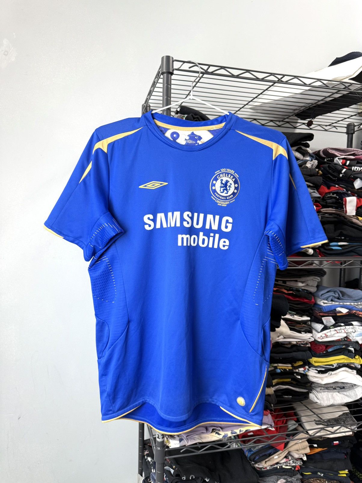 Umbro Vintage Umbro Chelsea Soccer Jersey T Shirt Size US S / EU 44-46 / 1 - 1 Thumbnail