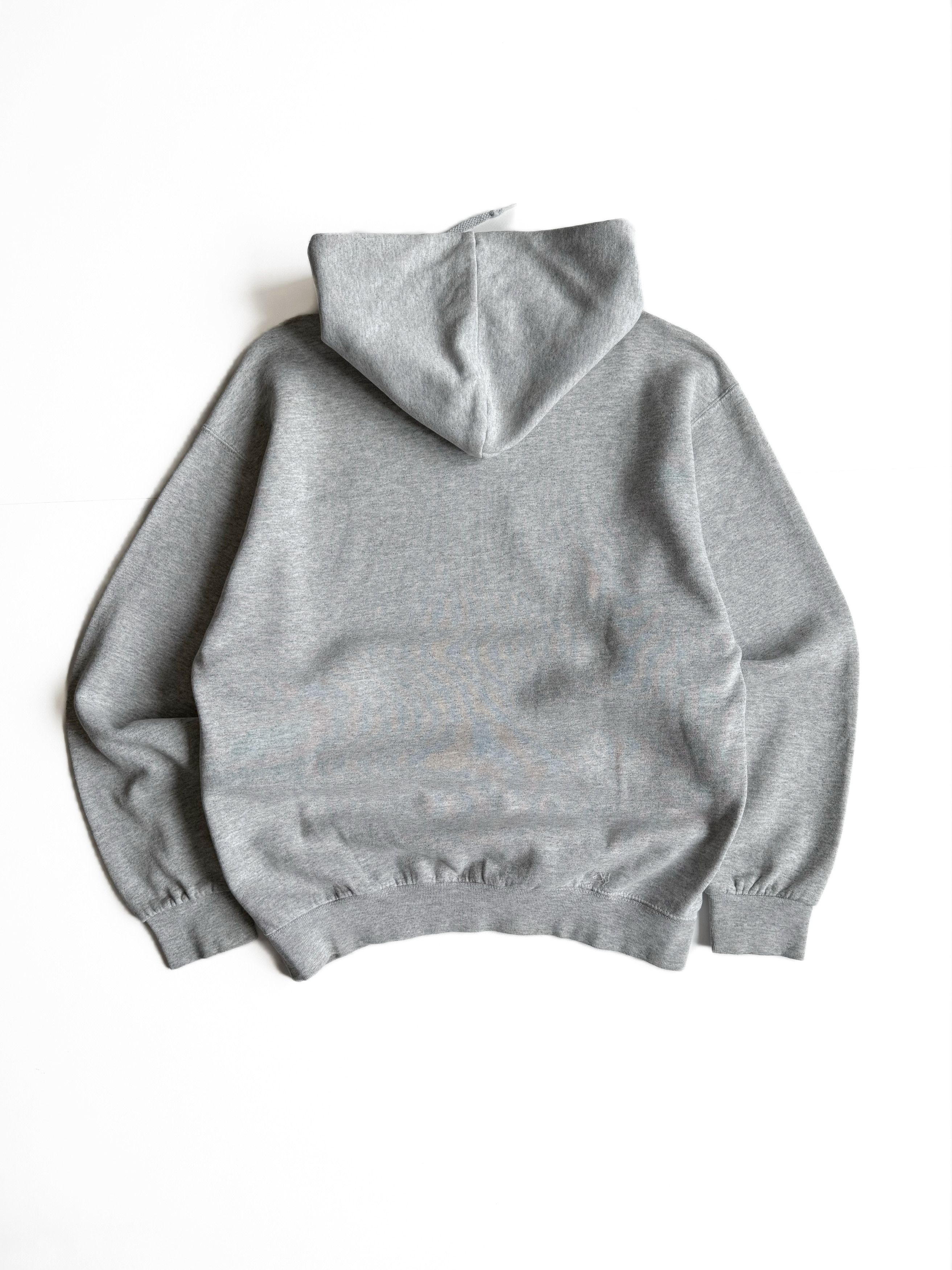 Nike Vintage 90's Nike Basic Mini Swoosh Hoodie Gray (S) Size US S / EU 44-46 / 1 - 4 Thumbnail