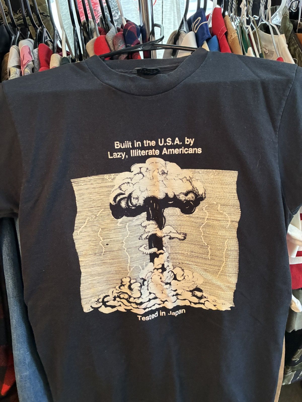 Vintage Vintage 1980’s Nuke mushroom cloud tee shirt Size US M / EU 48-50 / 2 - 2 Thumbnail