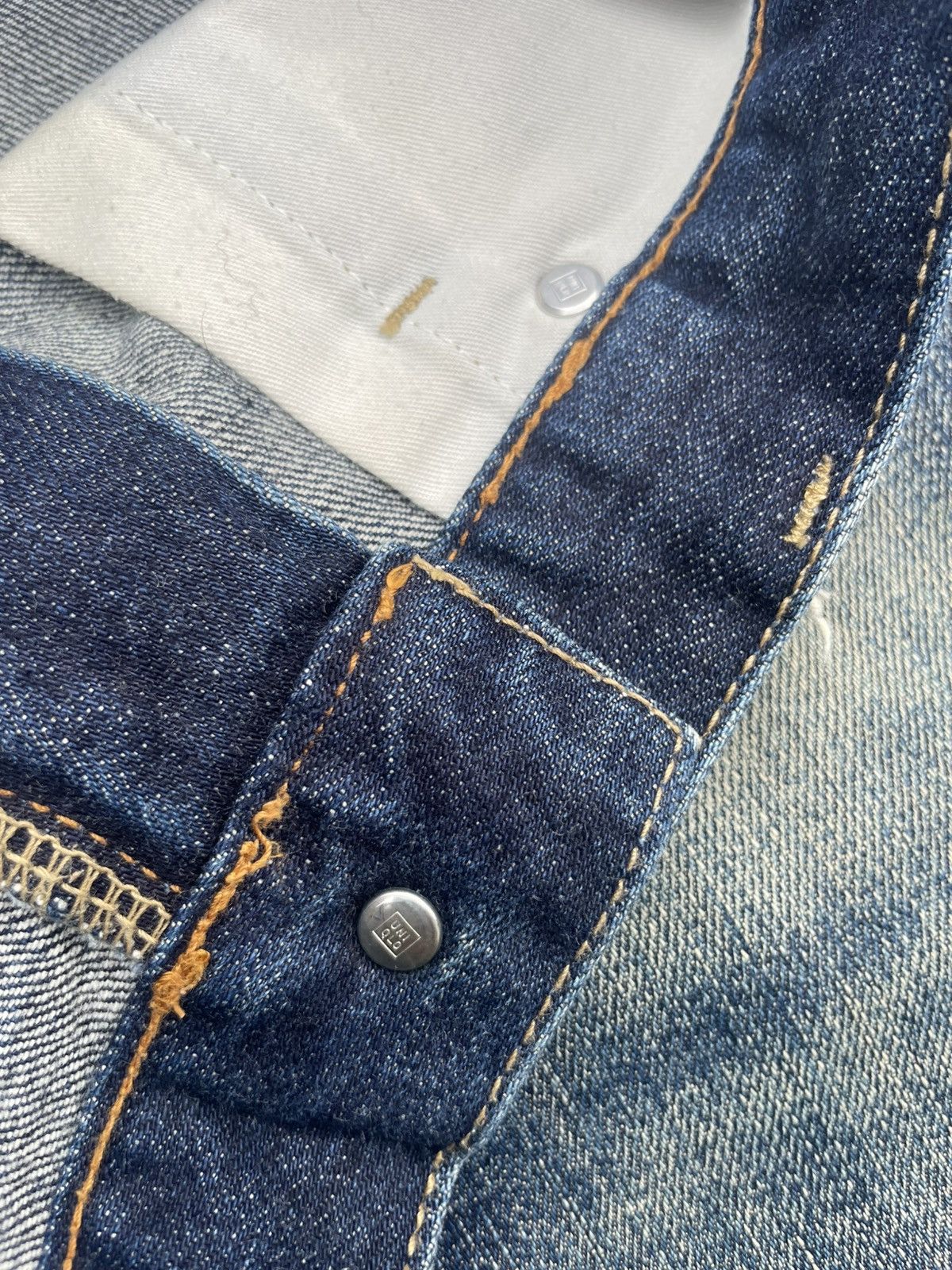 Japanese Brand × Uniqlo Uniqlo Selvedge Distresed Jeans Size US 34 / EU 50 - 18 Thumbnail
