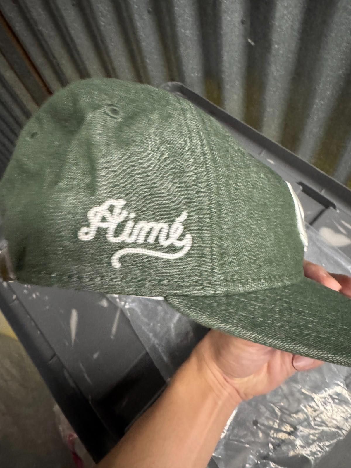 Aime Leon Dore Aime Leon Dore New Era Denim Yankees Hat Cap Green Olive Size ONE SIZE - 7 Thumbnail