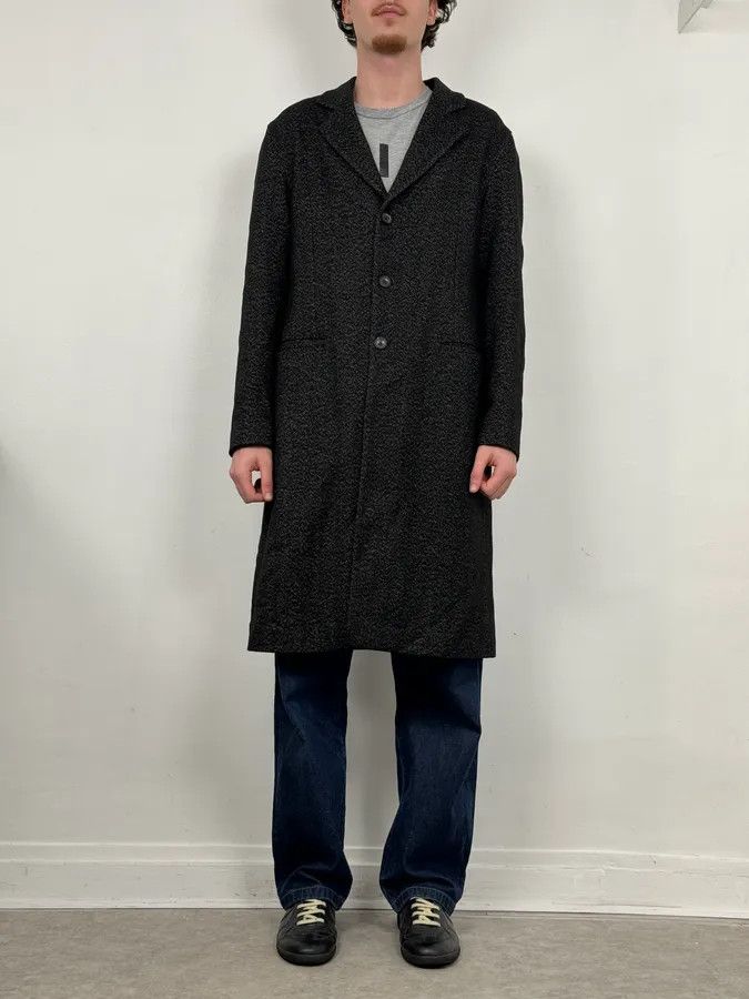 Emporio Armani AW2005 Emporio Armani Long Premium Wool Black Coat Size US L / EU 52-54 / 3 - 2 Thumbnail