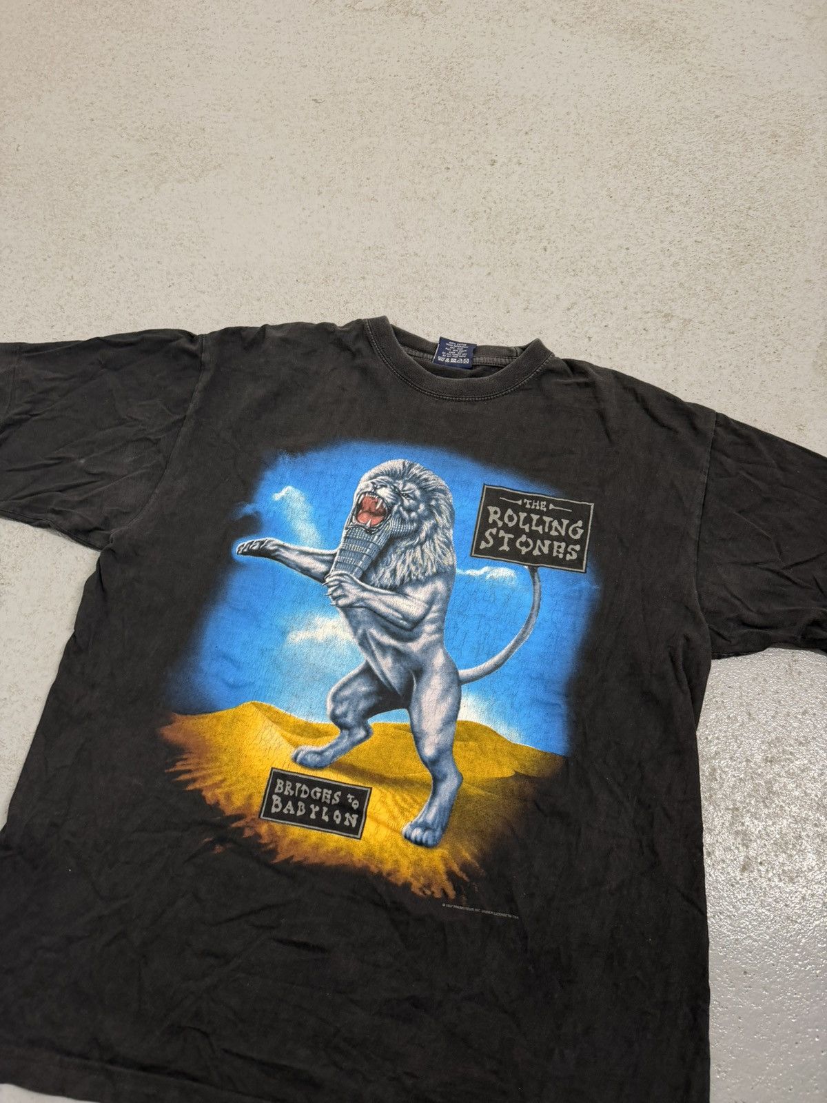Band Tees Vintage 1998 The Rolling Stones Briges To Babylon Tour Tee Size US L / EU 52-54 / 3 - 2 Thumbnail