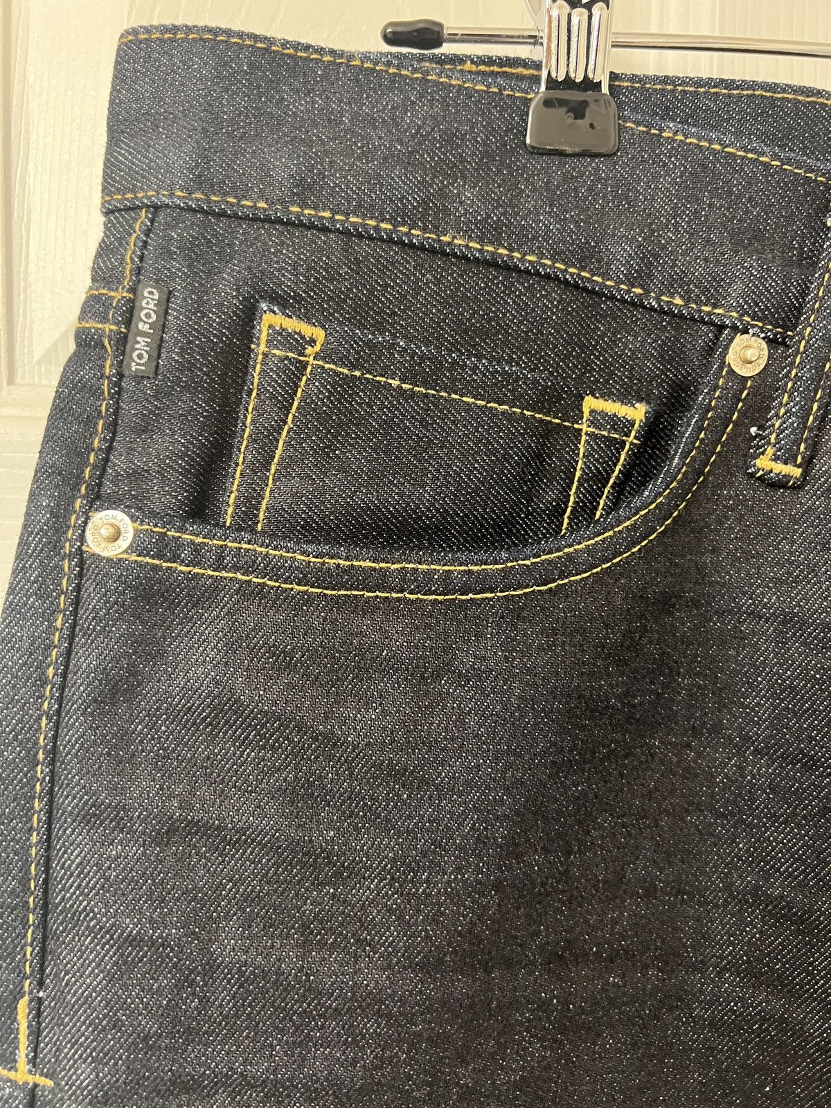 Tom Ford Vintage Tom Ford Selvedge Raw Straight-Leg Jeans 38x34 NWT Size US 38 / EU 54 - 6 Thumbnail