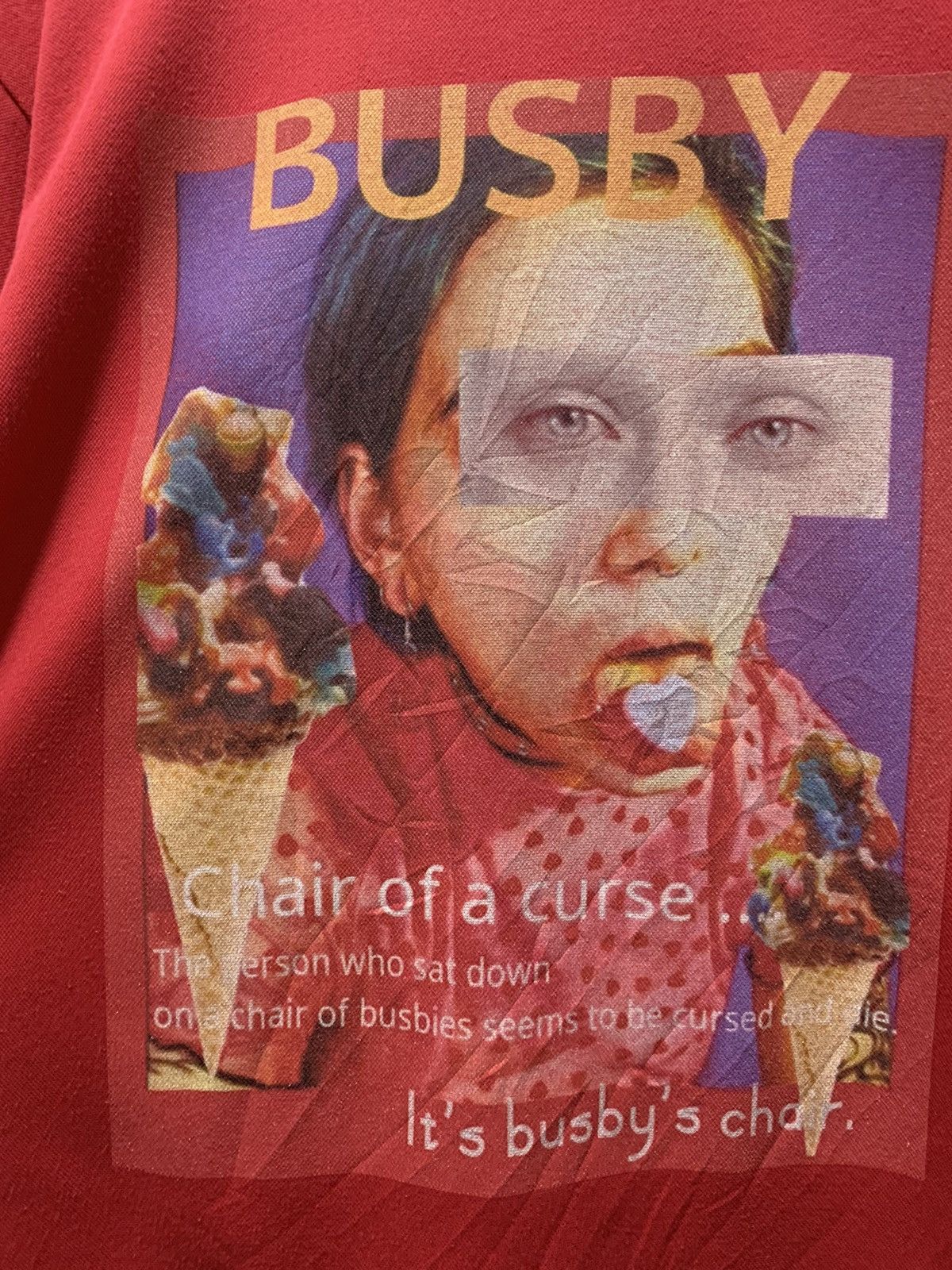 Japanese Brand Vintage Busby chair of a curse Distressed Tee Size US M / EU 48-50 / 2 - 3 Thumbnail