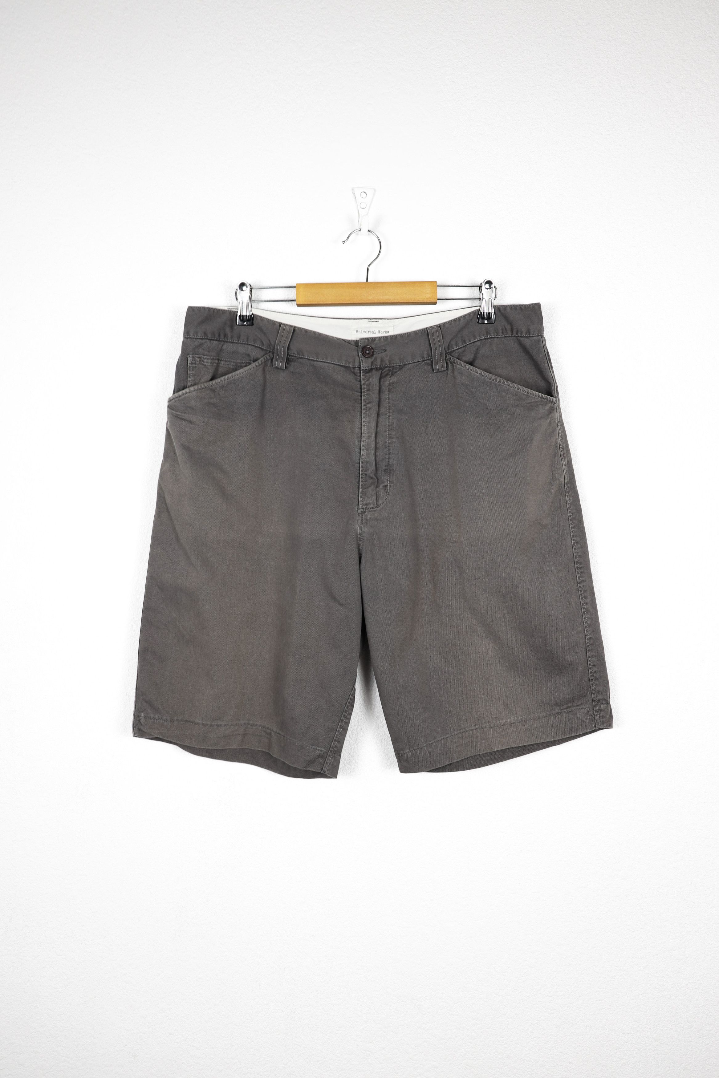 Universal Works Universal Works Washed Dark Work Chino Shorts 34 Size US 34 / EU 50 - 1 Thumbnail