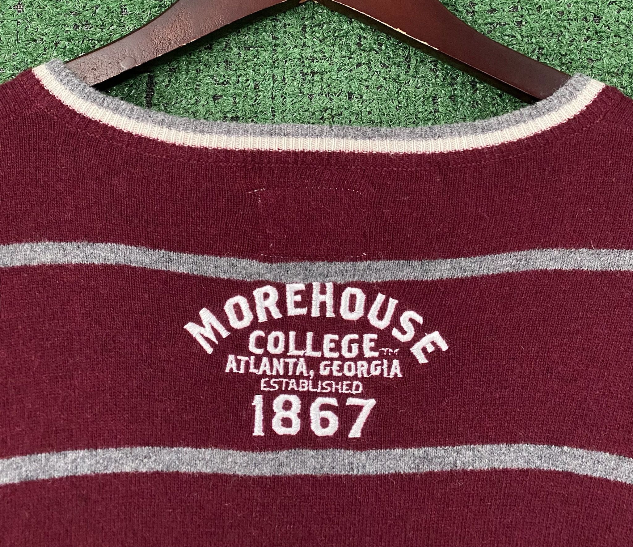 Other Morehouse College Varsity Embroidered Sweater Large Size US L / EU 52-54 / 3 - 7 Thumbnail