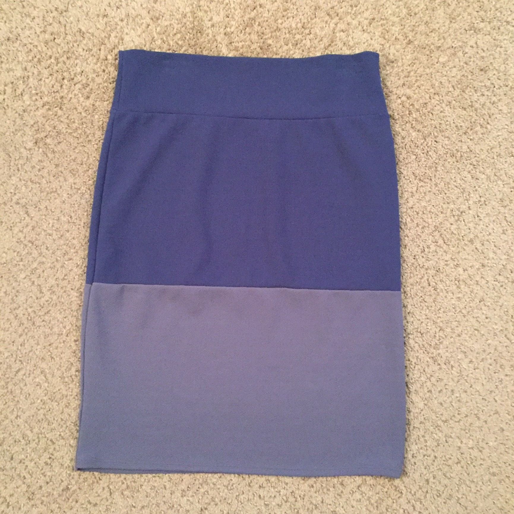 Vintage LuLaRoe Skirt XL Women Knee Length Gray Unlined Pull On Pencil Straight & Solid Casual Regular Vintage No Size 40" / US 18 - 7 Thumbnail