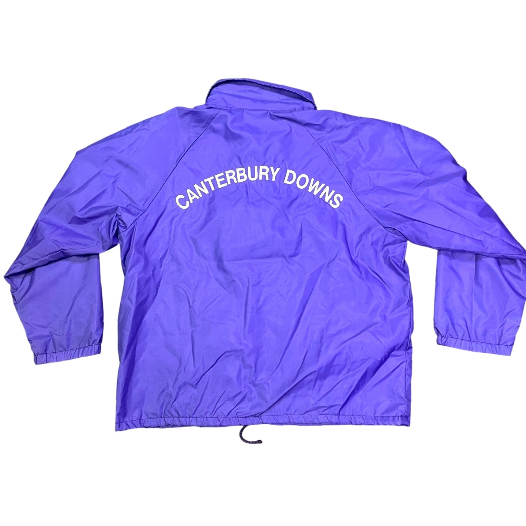 Vintage VINTAGE Canterbury Windbreaker Jacket Mens XL Purple US Made Down Horse Racing Size US XL / EU 56 / 4 - 2 Thumbnail