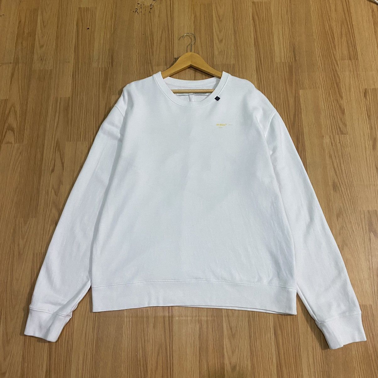 Off-White Off White 19AW Acrylic Arrows Slim Crewneck Size US XXL / EU 58 / 5 - 2 Thumbnail