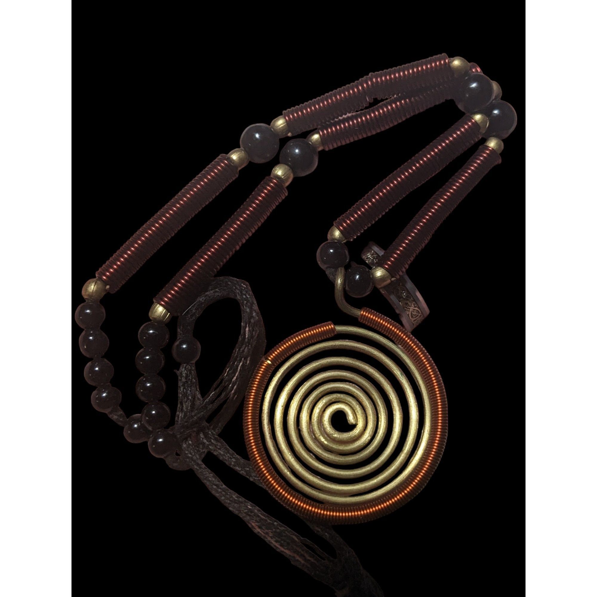 Other Vintage Handmade Wire Wrap Coil Necklace Size ONE SIZE - 1 Thumbnail