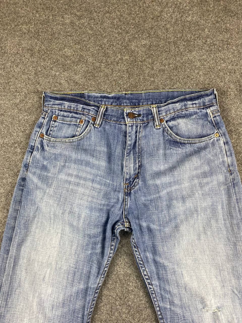 Levi's levis 505 soft distressed denim nice design Size US 34 / EU 50 - 7 Thumbnail