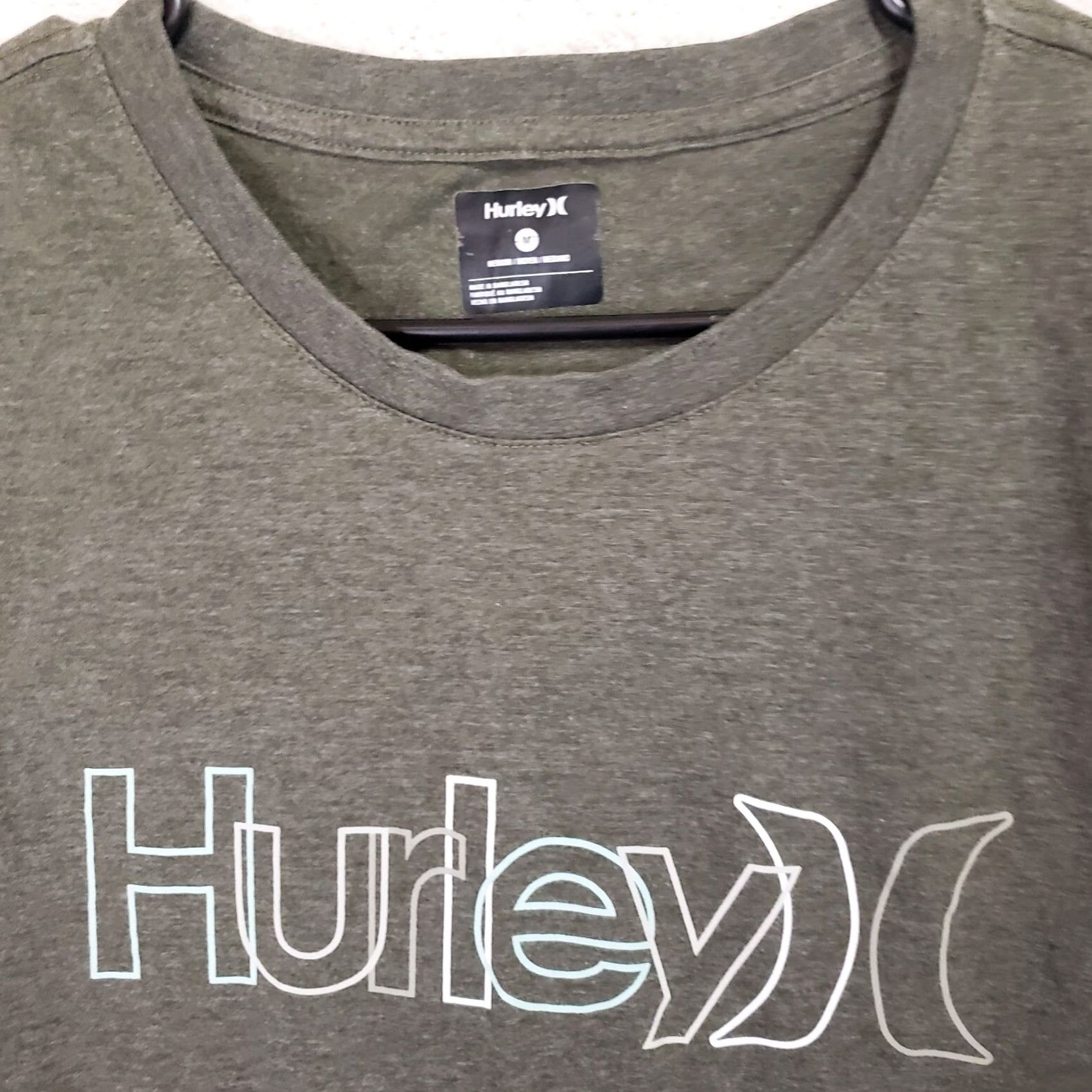 Hurley Hurley Men’s M Multicolored Graphic Print T-Shirt Green Short Sleeve Crew Neck Logo Size US M / EU 48-50 / 2 - 3 Thumbnail