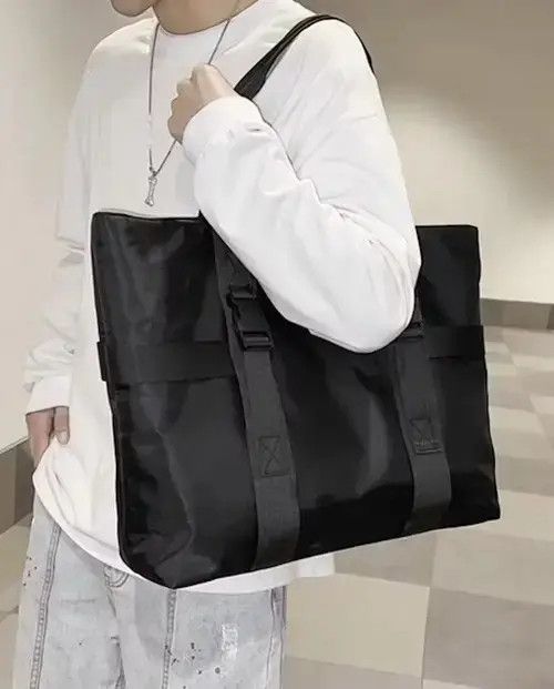 Japanese Brand Fashion punk waterproof buckle tote bag aesthetic Size ONE SIZE - 3 Thumbnail