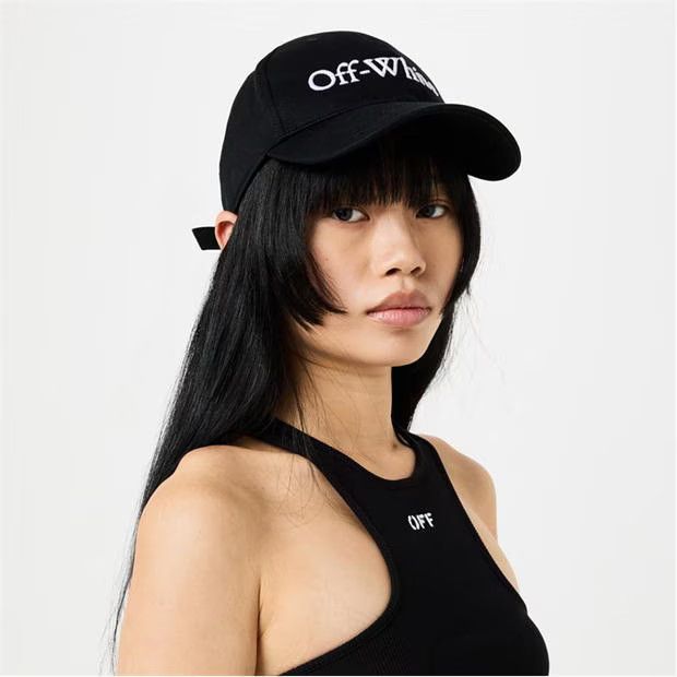 Off-White o1g2r1mq0125 Size: S / Baseball Hat / Cap in Black & White Size ONE SIZE - 2 Thumbnail