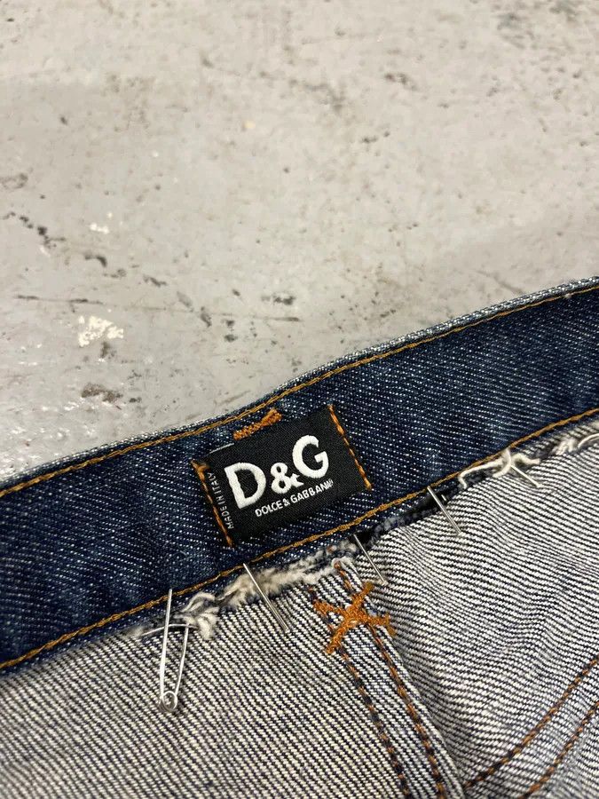 Dolce & Gabbana AW2001 Dolce & Gabbana Pins Blue Faded Denim Jeans Size US 32 / EU 48 - 12 Thumbnail