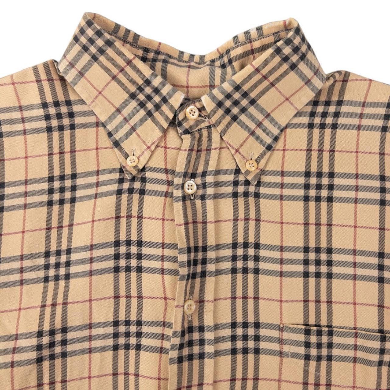 Burberry Vintage Burberry Nova Check Long Sleeve Button Shirt Size L Size US L / EU 52-54 / 3 - 3 Thumbnail
