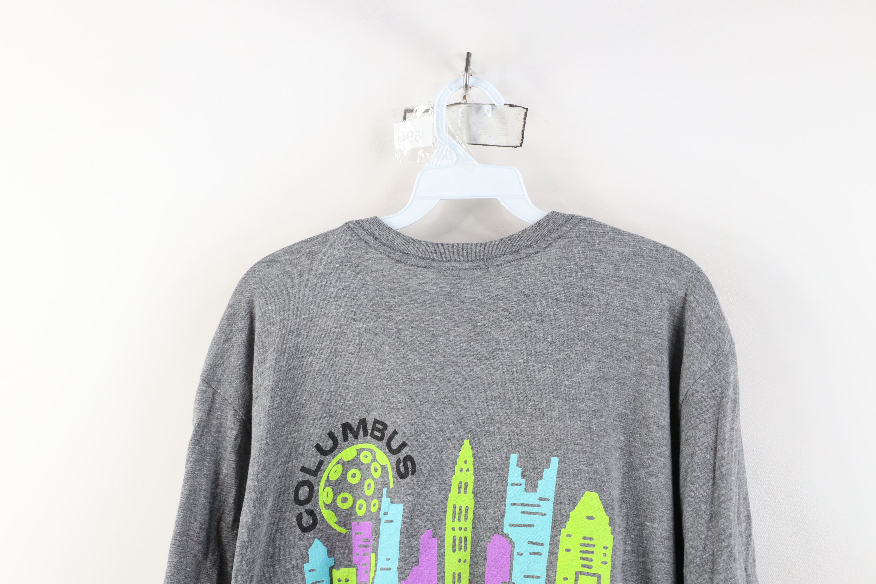 Vintage WPT Columbus World Pickleball Tour Jersey Knit T-Shirt Gray Size US XL / EU 56 / 4 - 10 Thumbnail
