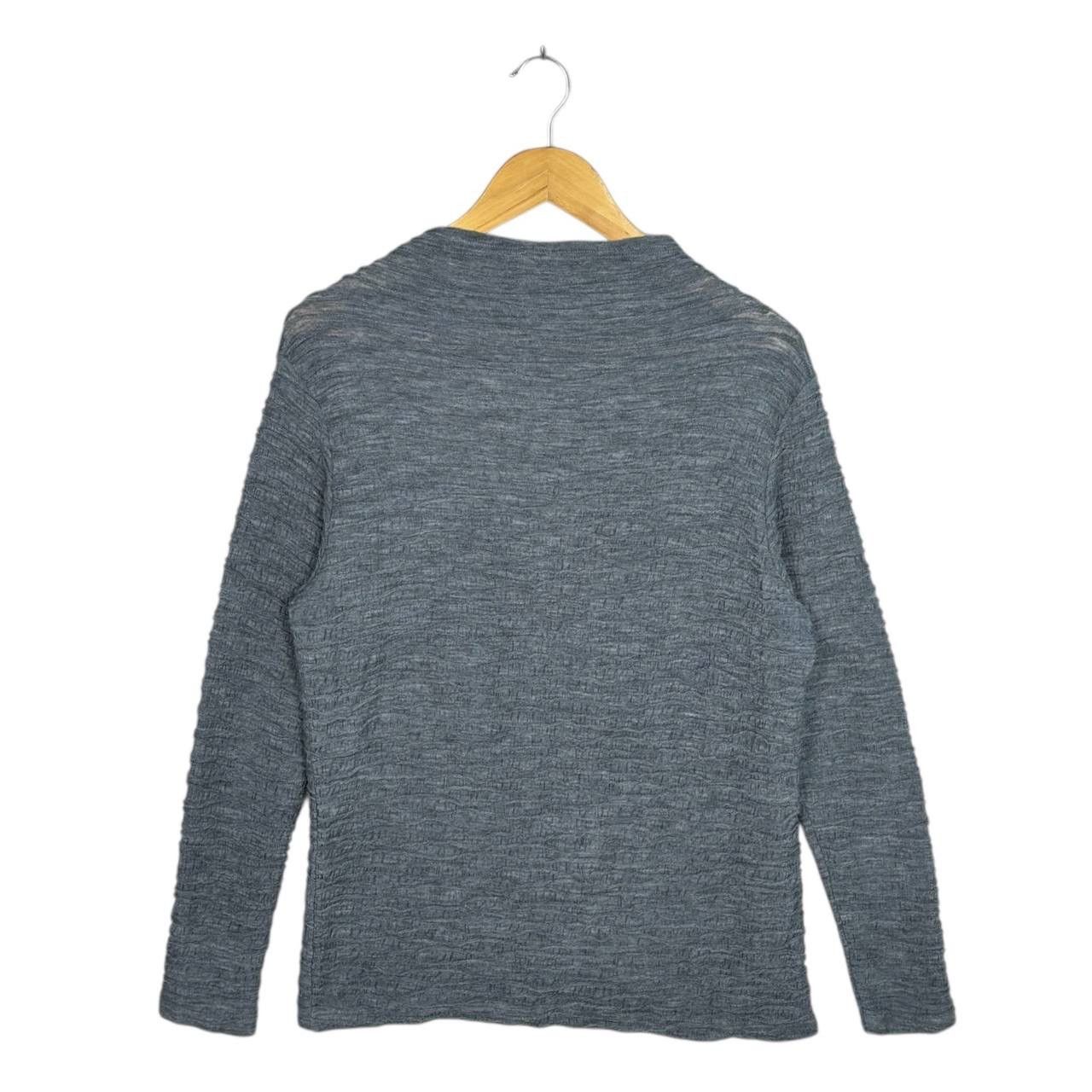 Issey Miyake Issey Miyake Plantation 90s Textured Wool Knit Sweater M Size US M / EU 48-50 / 2 - 2 Thumbnail