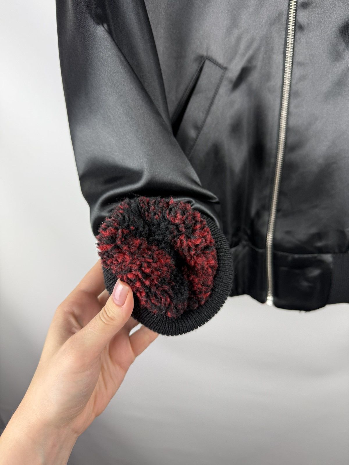 The Kooples The Kooples Ladies Reversible Fleece Bomber Jacket Size 1 Size S / US 4 / IT 40 - 16 Thumbnail