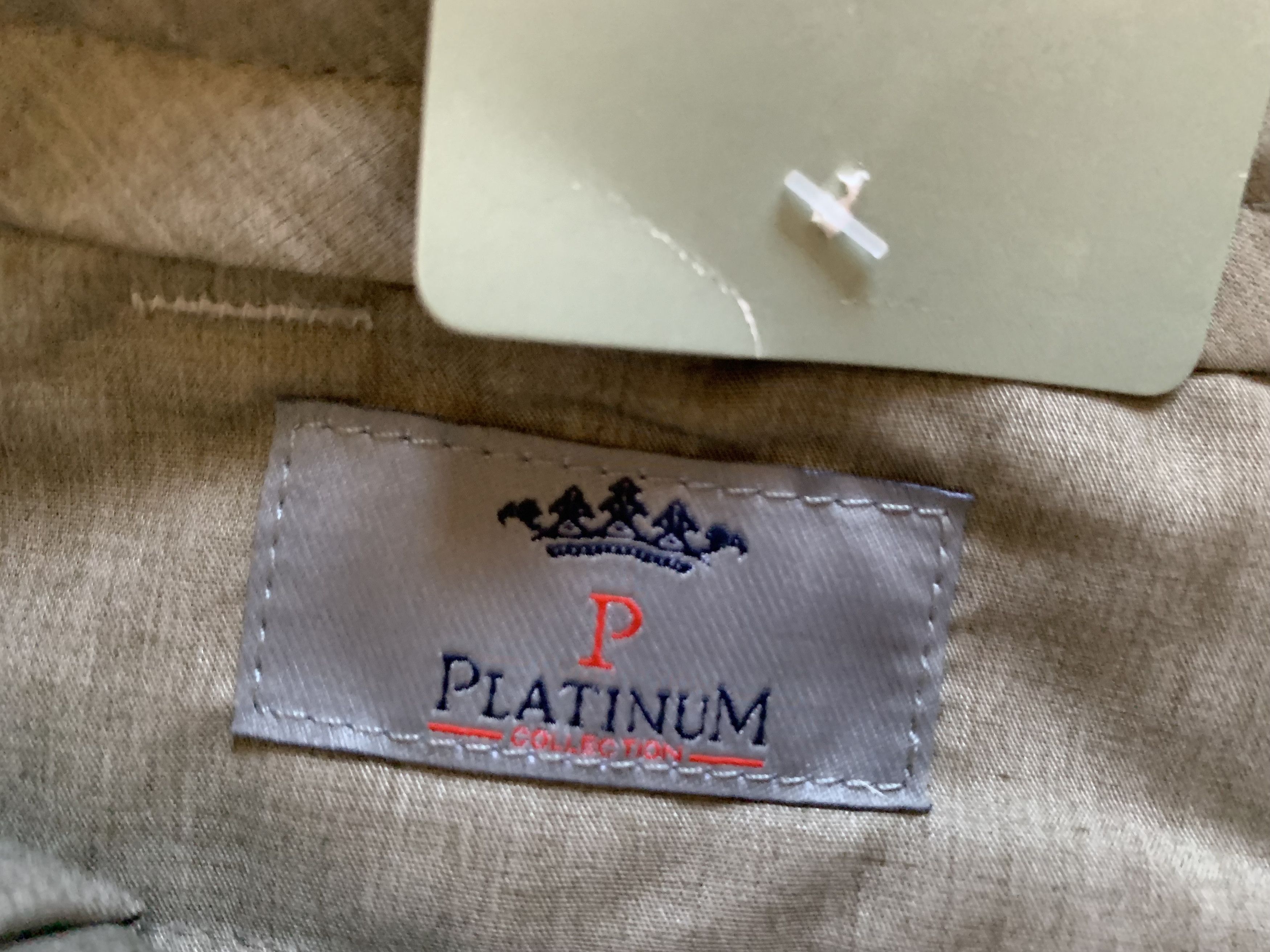 Designer Bulldog Platinum Beige Chino Pants Size US 36 / EU 52 - 7 Thumbnail