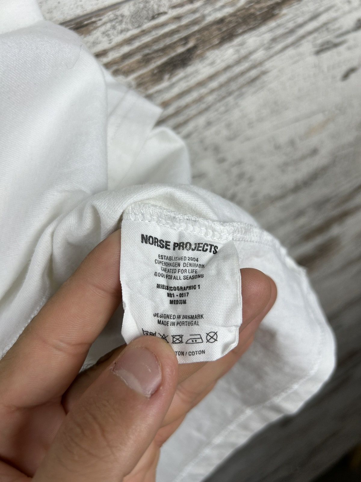 Japanese Brand × Norse Projects Mens Norse Project T Shirt Niels Gographic 1 luxury vintage Size US S / EU 44-46 / 1 - 8 Thumbnail