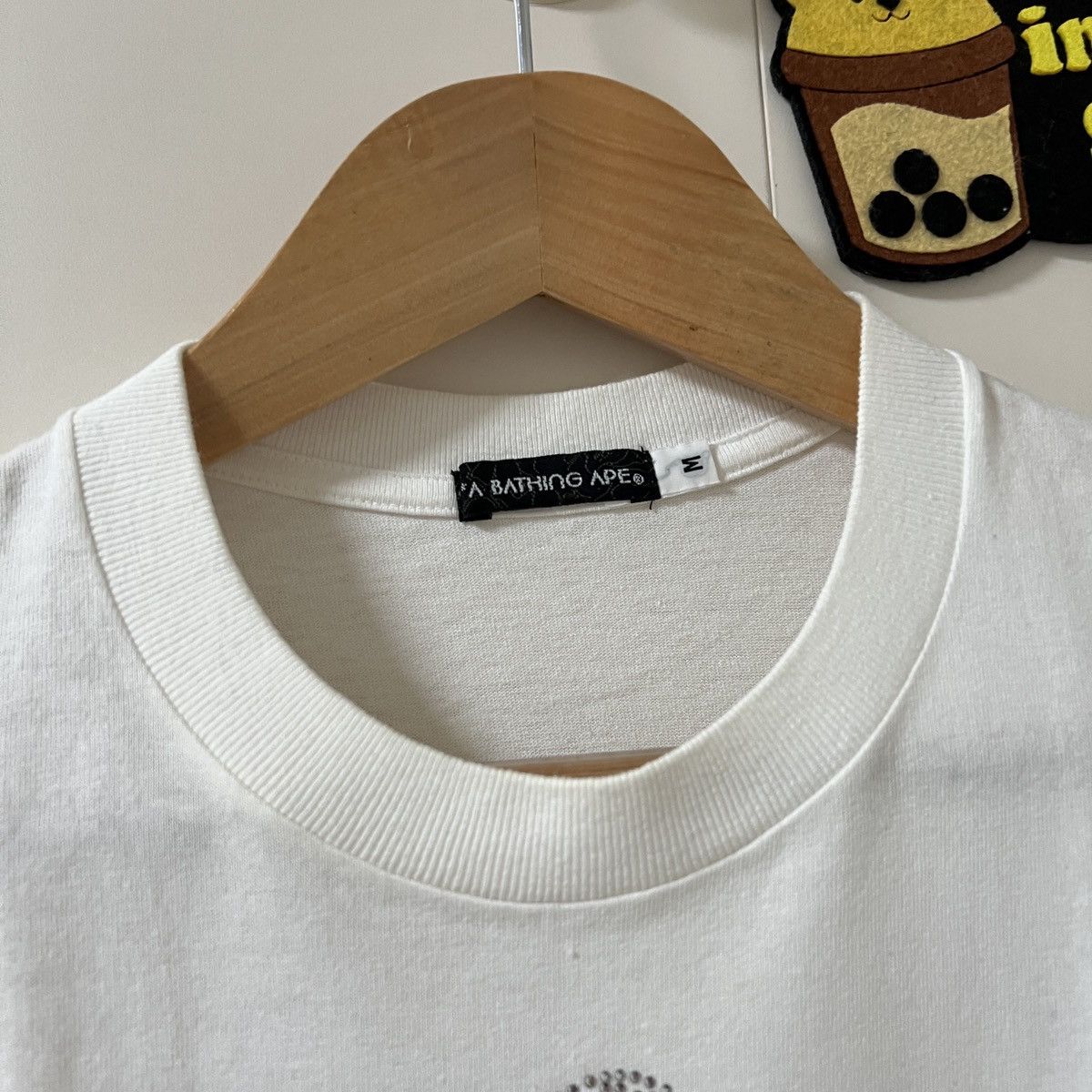 Bape Bape OG crystal shark logo tee Size US M / EU 48-50 / 2 - 6 Thumbnail