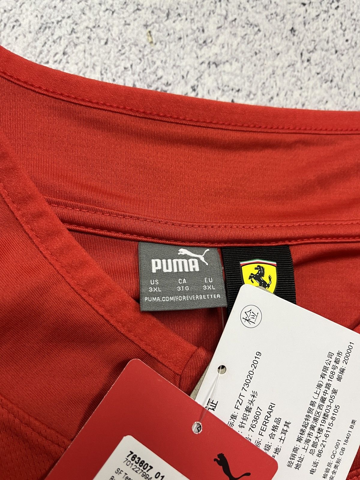 Puma Puma Scuderia Ferrari Charles Leclerc Hockey Jersey F1 2024 Size US XXL / EU 58 / 5 - 7 Thumbnail