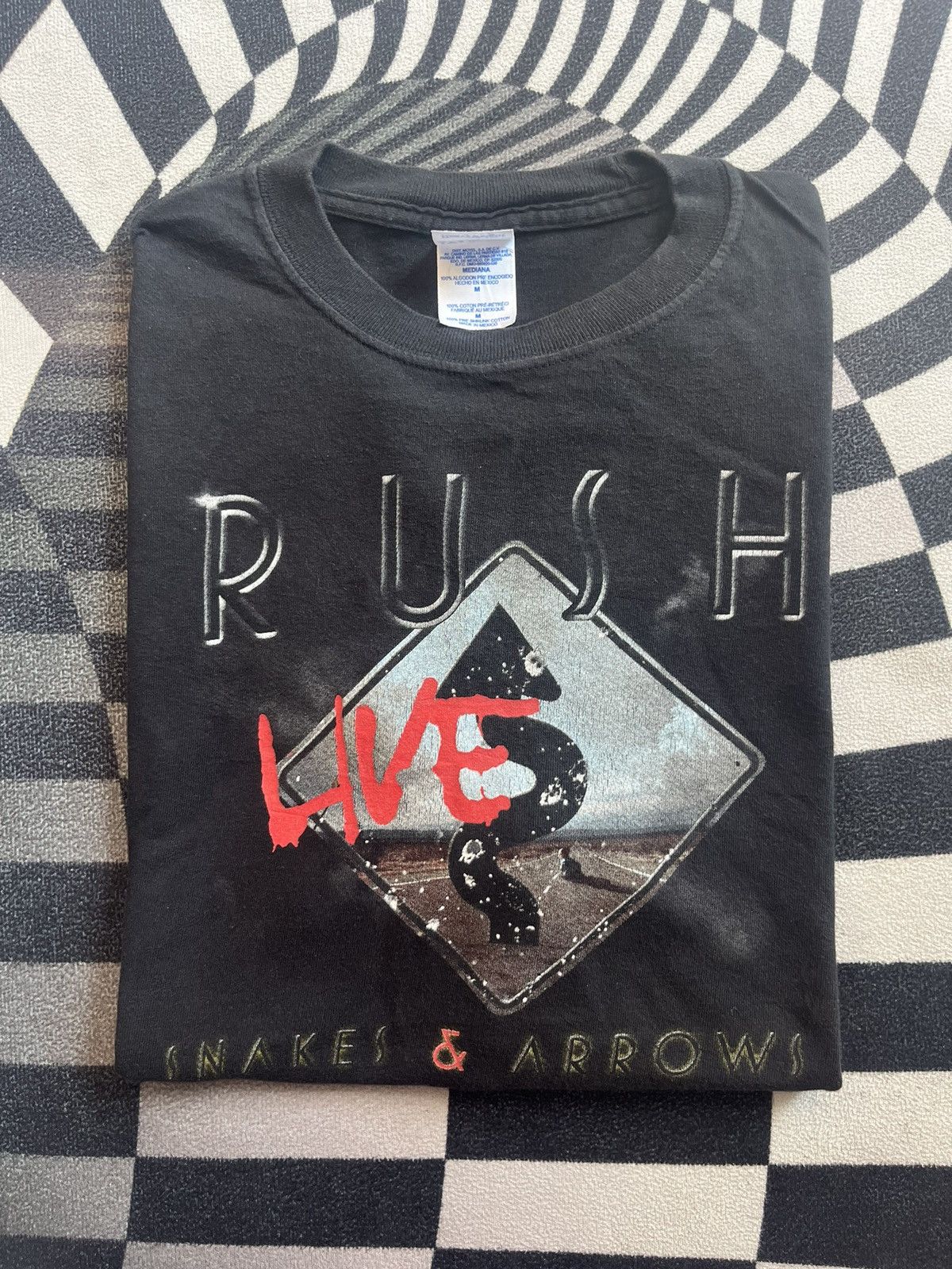 Band Tees Vintage RUSH Live Snakes & Arrows 00’s Tshirt Size US M / EU 48-50 / 2 - 1 Thumbnail