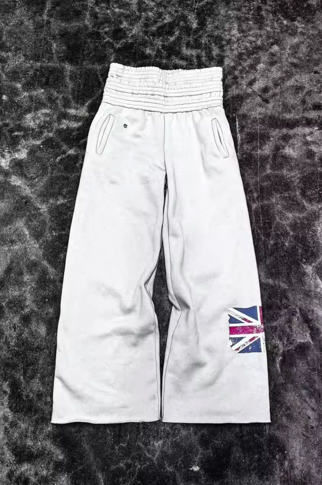 Japanese Brand Printed Flag Sweatpants Size US 30 / EU 46 - 1 Thumbnail