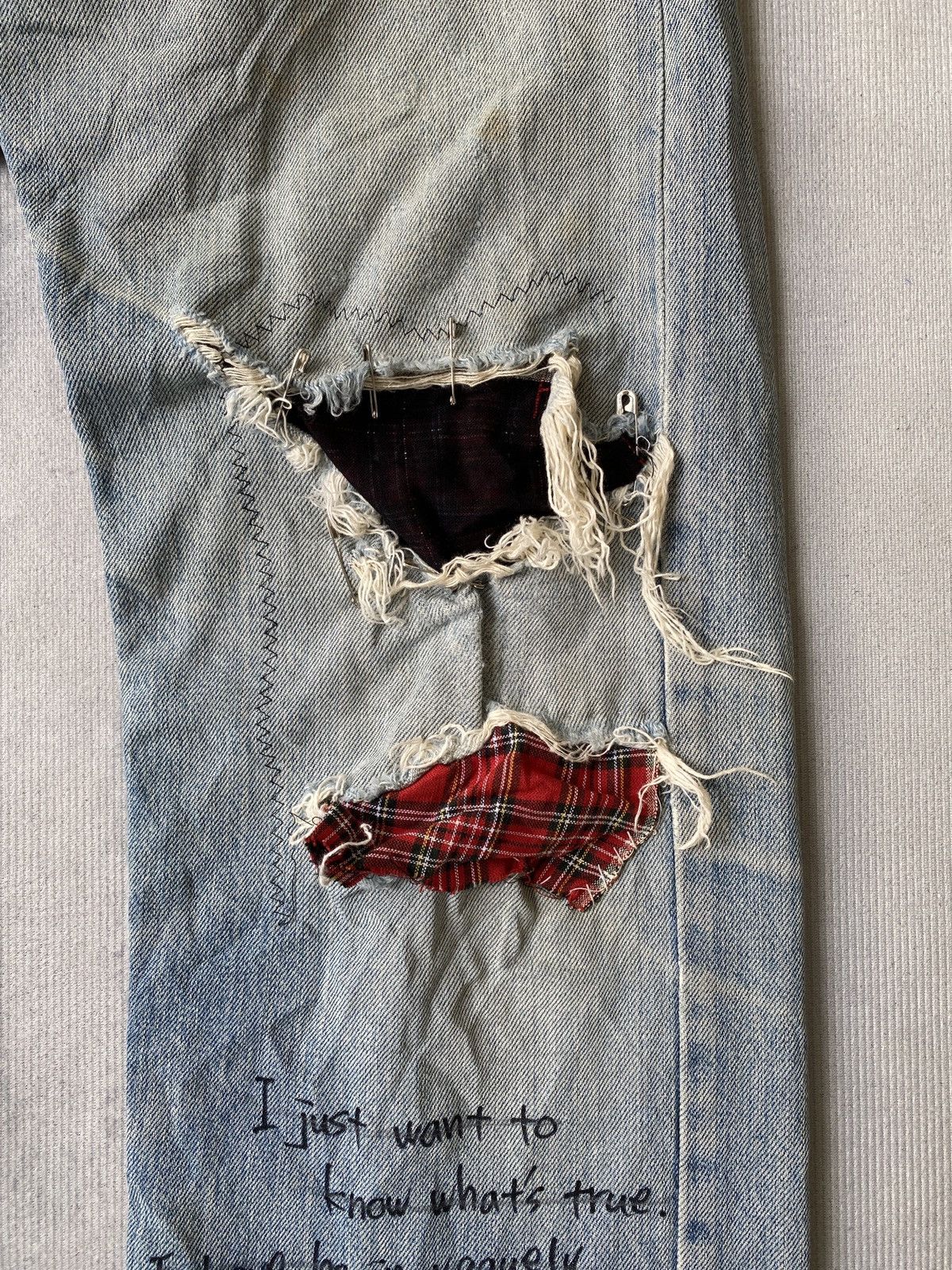 Levi's Vintage 90’s Levi’s 512 Distressed Denim Size US 28 / EU 44 - 11 Thumbnail