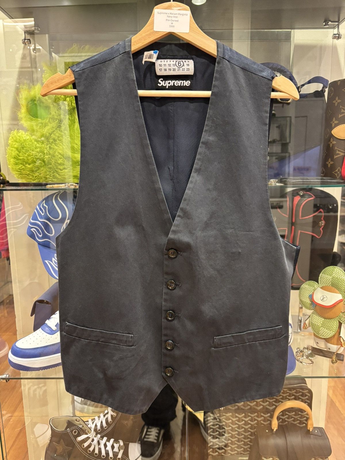 Maison Margiela × Supreme Supreme X Maison Margiela Navy Vest Size US M / EU 48-50 / 2 - 1 Thumbnail