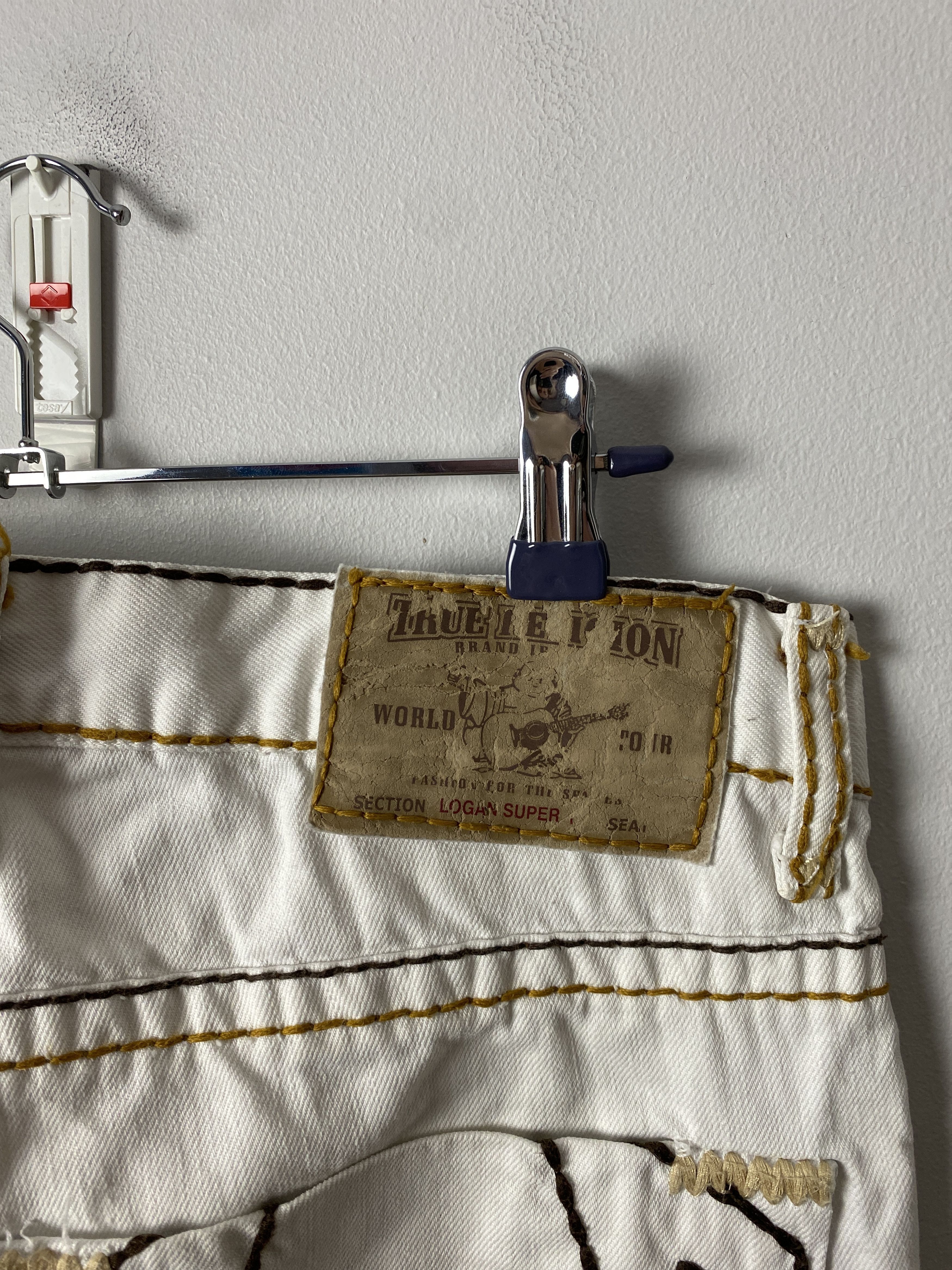 Affliction True Religion affliction y2k 00s jeans denim pants Size US 36 / EU 52 - 7 Thumbnail