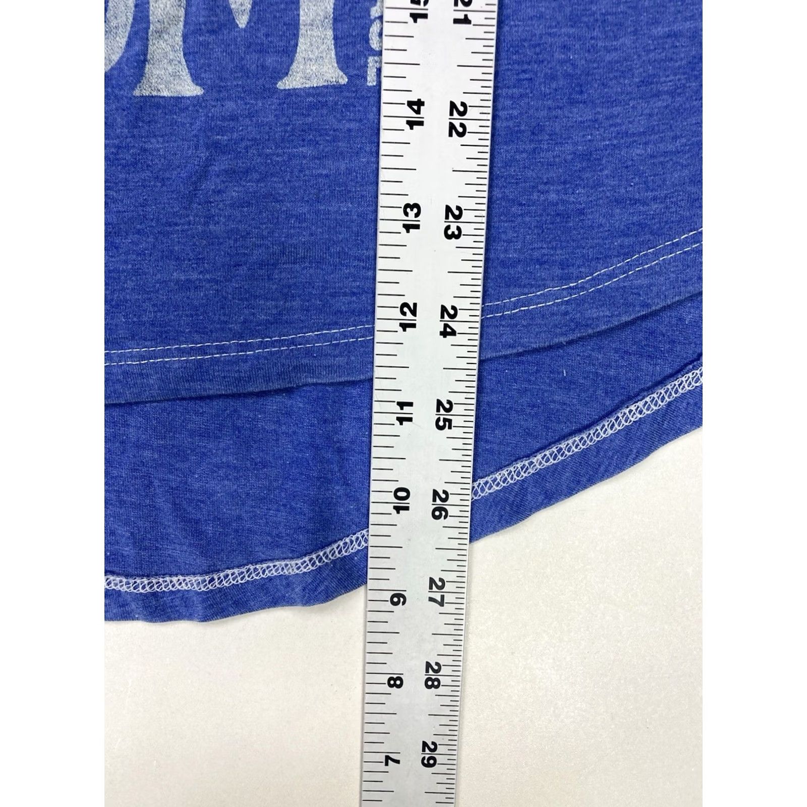 Disney Disney T-Shirt Women's XL Mickey Minnie Cartoon Colorful Retro World Showcase Epcot Blue Crew Neck Short Sleeve Casual Shirt Size XL / US 12-14 / IT 48-50 - 7 Thumbnail