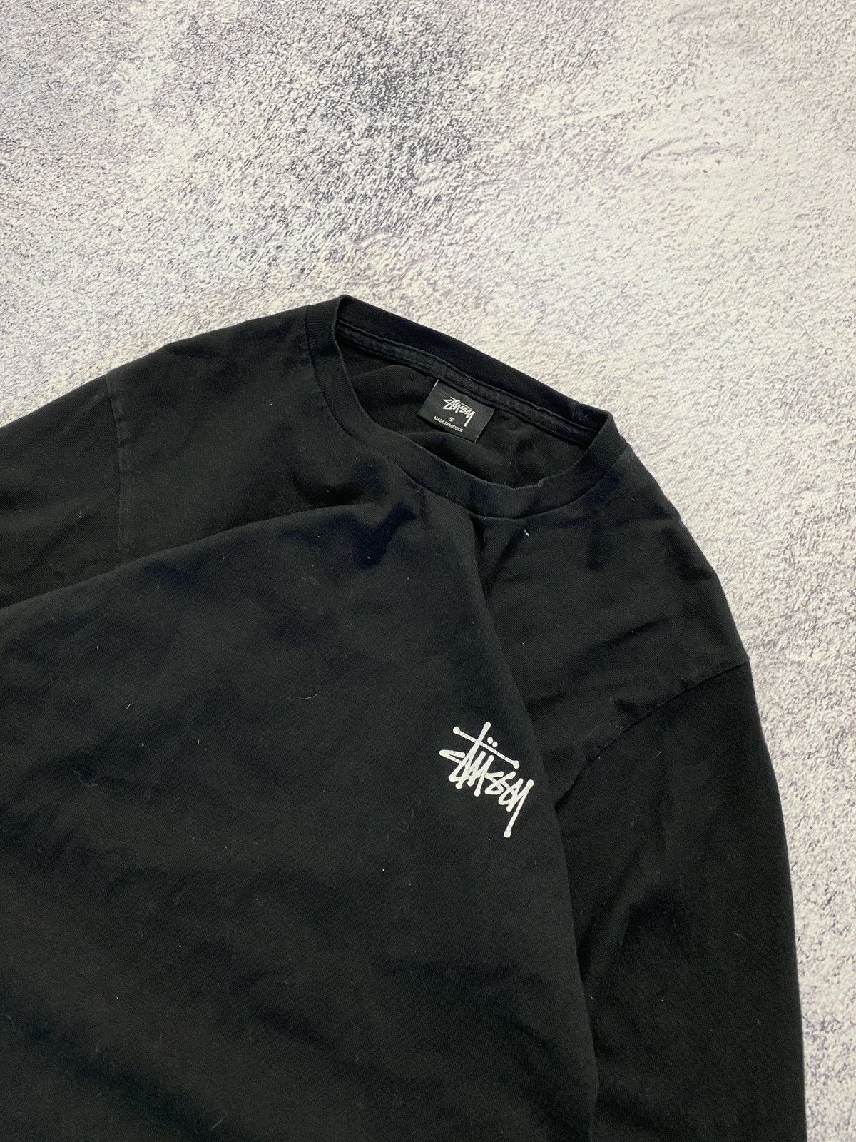 Stussy Stussy Black Classic Logo Longsleeve T-shirt Y2K Size US S / EU 44-46 / 1 - 8 Thumbnail