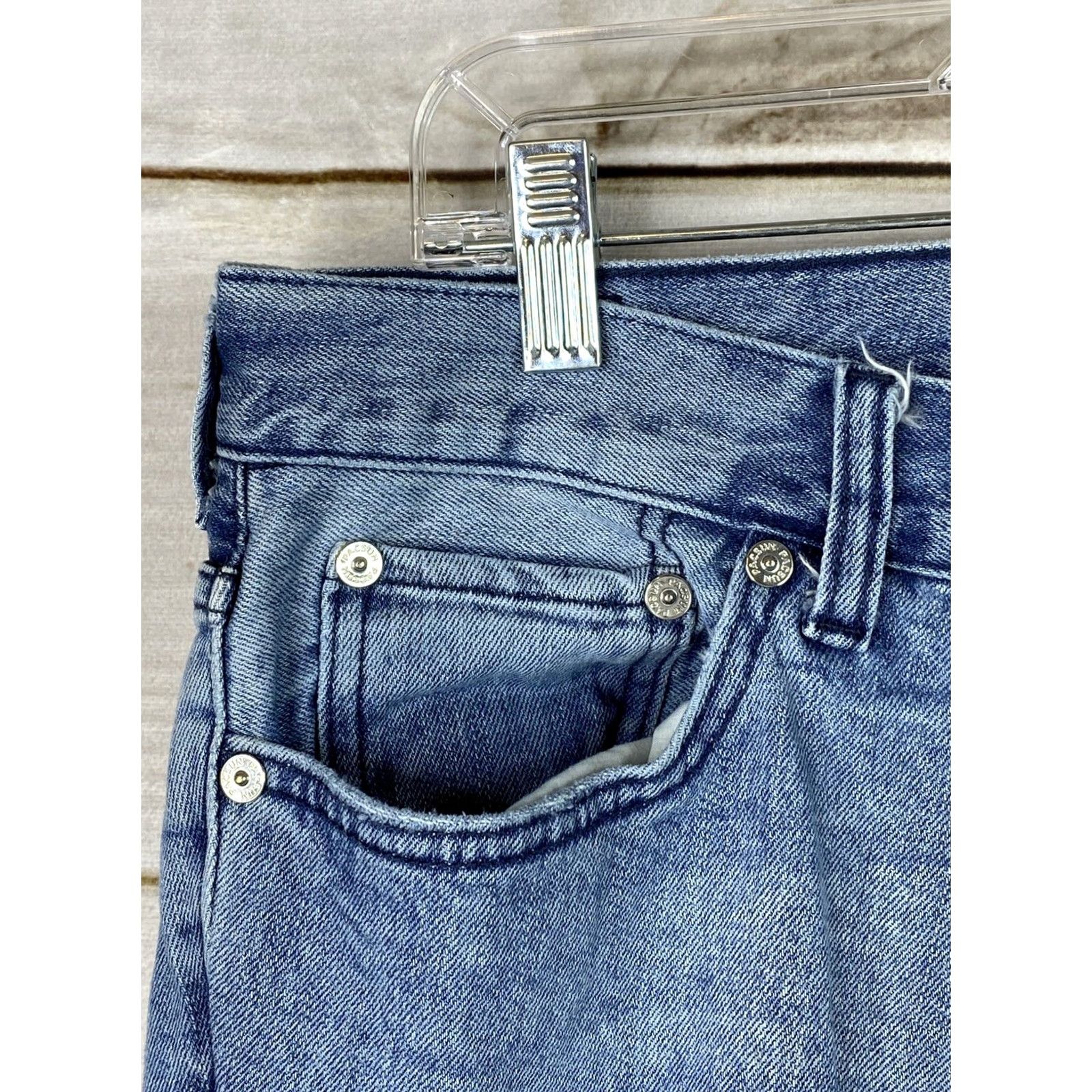 Pacsun Pacsun Jeans Mens 32x32 Medium Wash Comfort Stretch Denim Distressed Ripped Jeans Size US 32 / EU 48 - 3 Thumbnail