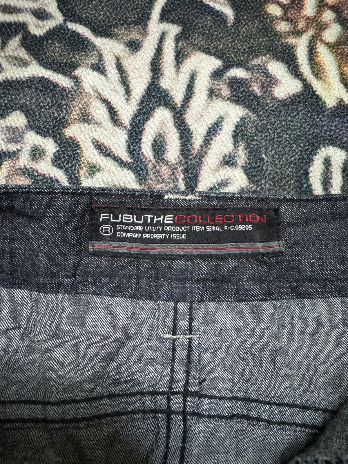 Seditionaries Vintage Fubu Jeans Punk Grunge Mini Skirt Denim Punk Skirt Size 30" / US 8 / IT 44 - 7 Thumbnail