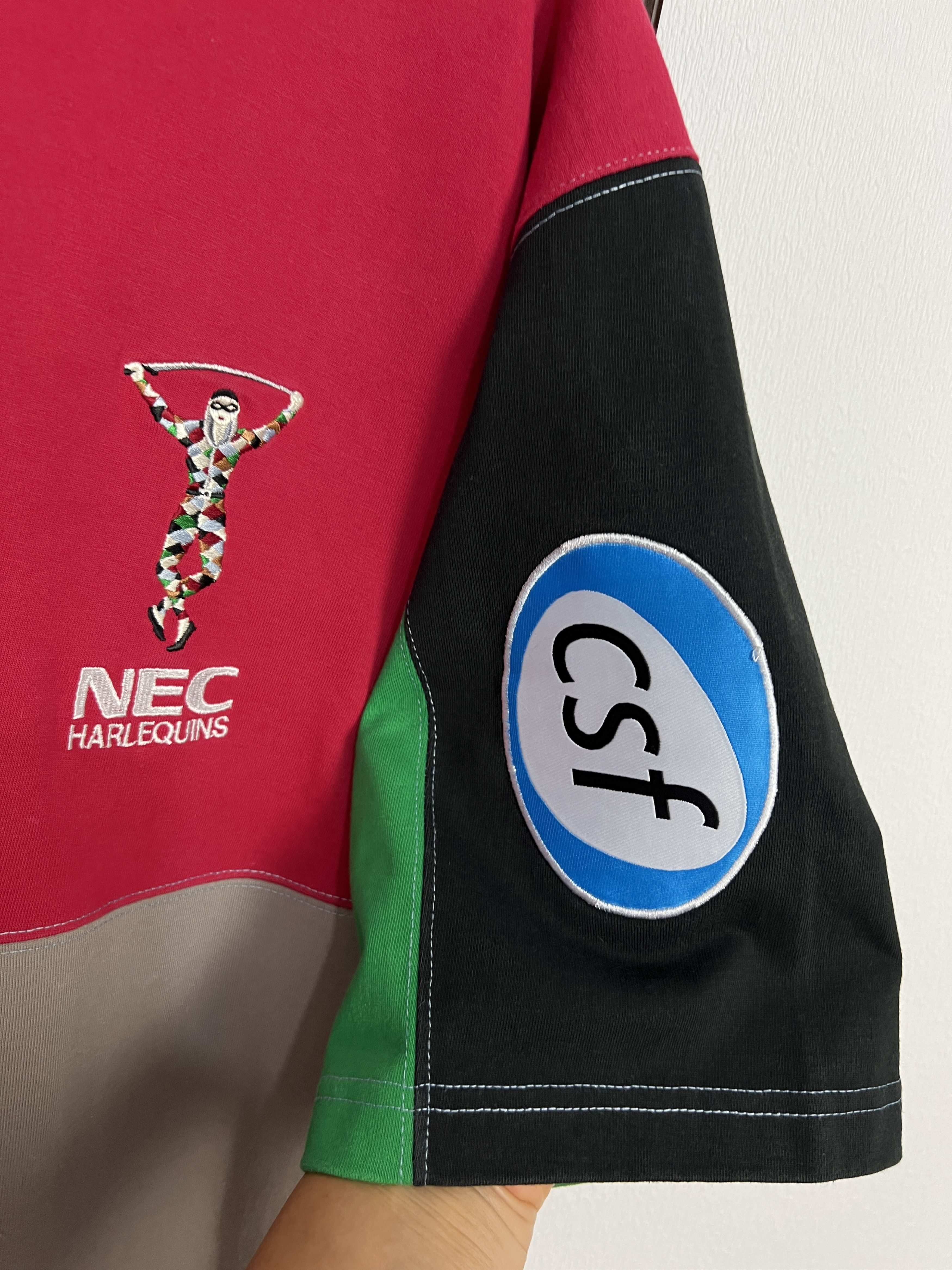Vintage Kooga Harlequins Rugby Union Jersey Trikot Rare Shirt Hype Size US XL / EU 56 / 4 - 5 Thumbnail