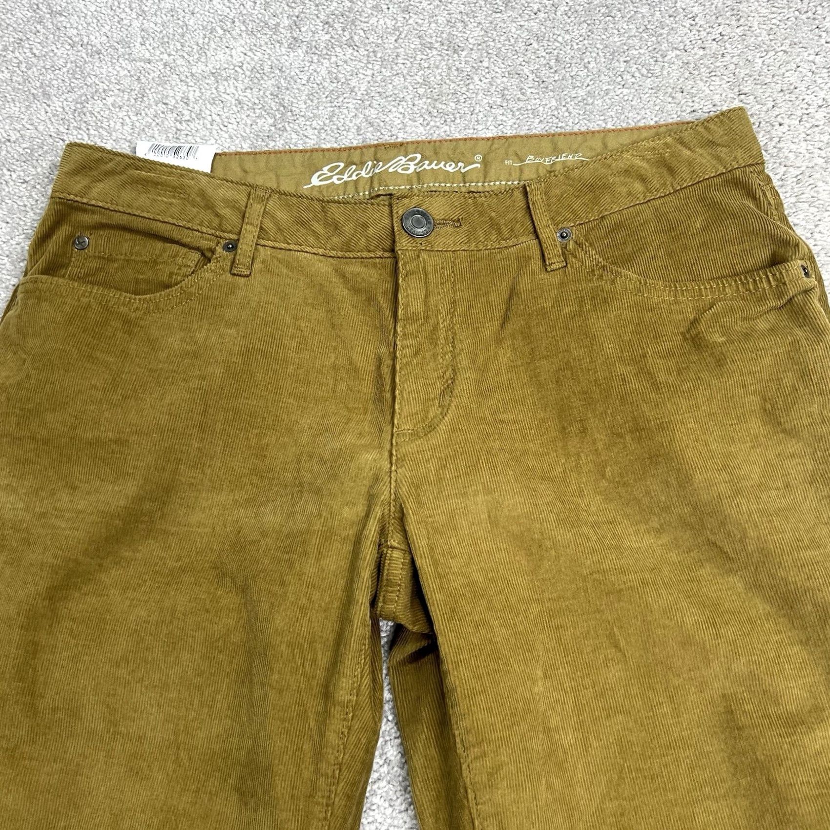 Eddie Bauer Eddie Bauer Chino Pants Women 8 32x30 Brown Stretch Boyfriend Relaxed Corduroy NWT Size 30" / US 8 / IT 44 - 2 Thumbnail