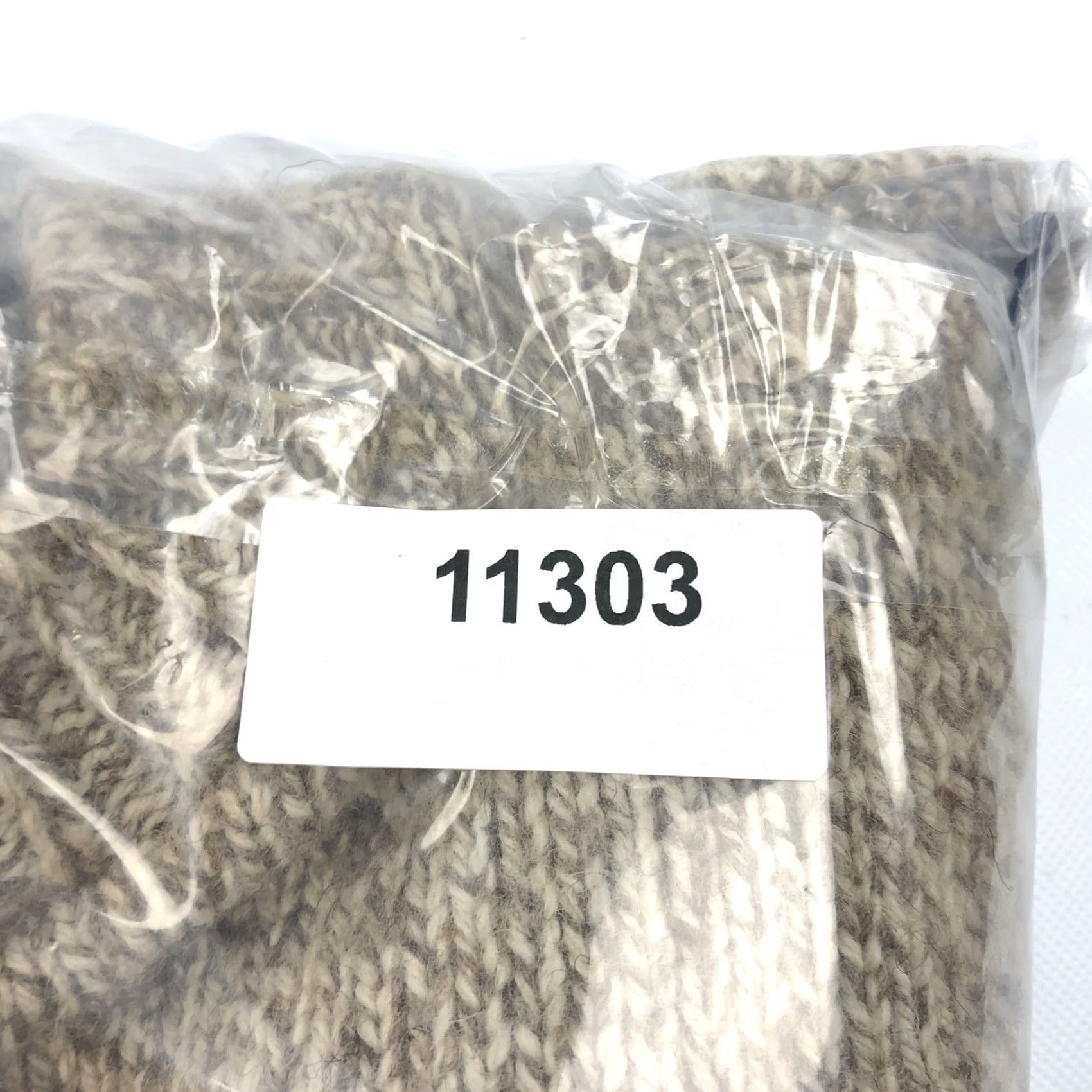 Lands' End VINTAGE Lands' End Men XL Wool Blend Crew Neck Sweater Beige Heathered 80s Pullover Knit Ribbed Cuffs Hem Long Sleeve Casual Mens Size US XL / EU 56 / 4 - 8 Thumbnail