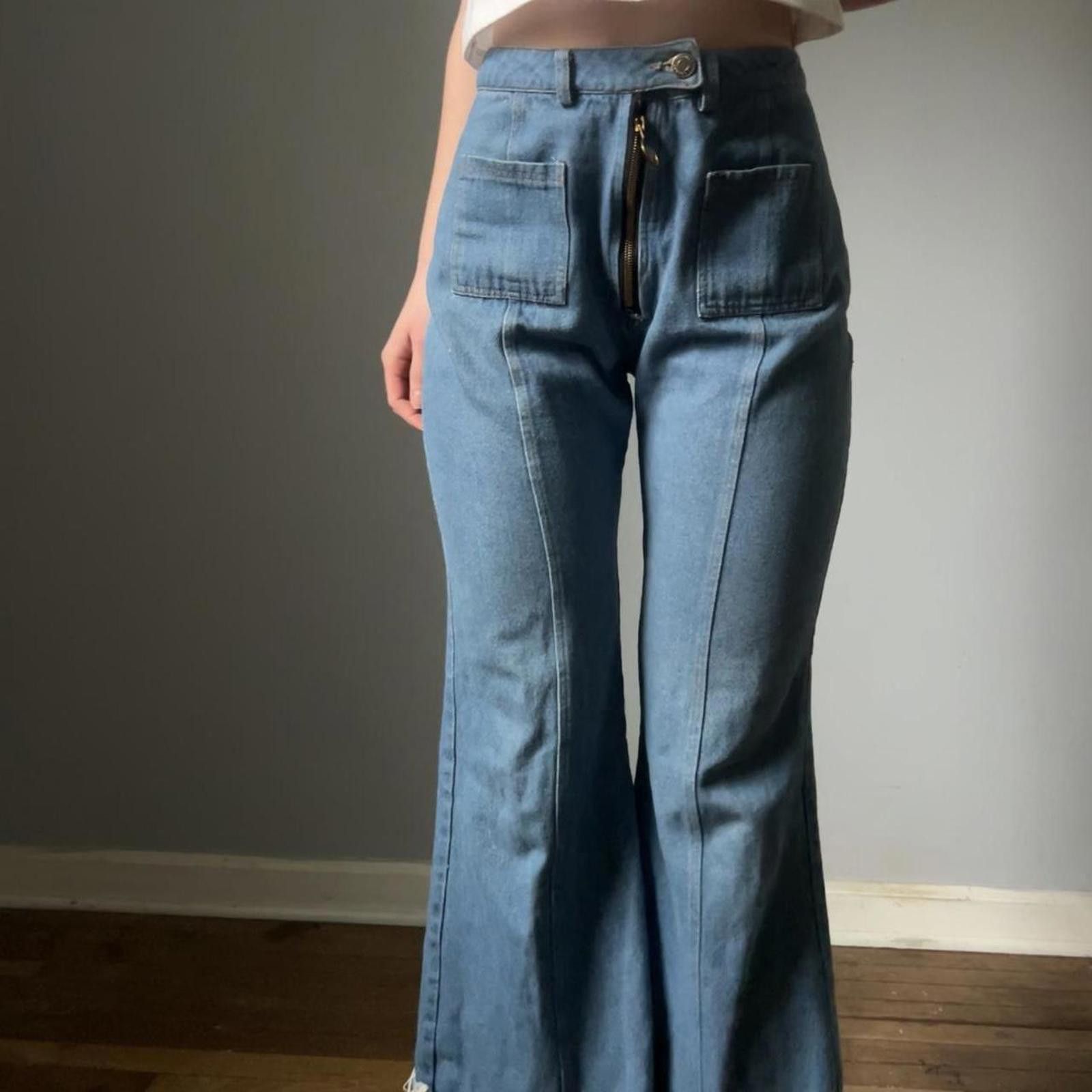 Cyderhouse Cider High-Waisted Wide-Leg Jeans Size 32" / US 10 / IT 46 - 5 Thumbnail