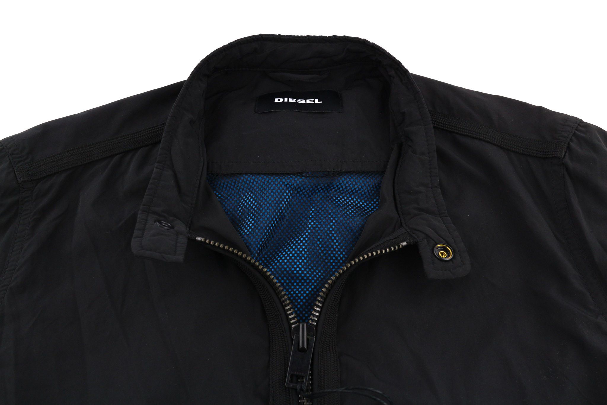Diesel J-RUM M Black Band Neck Full Zip Jacket 81732 Size US M / EU 48-50 / 2 - 5 Thumbnail