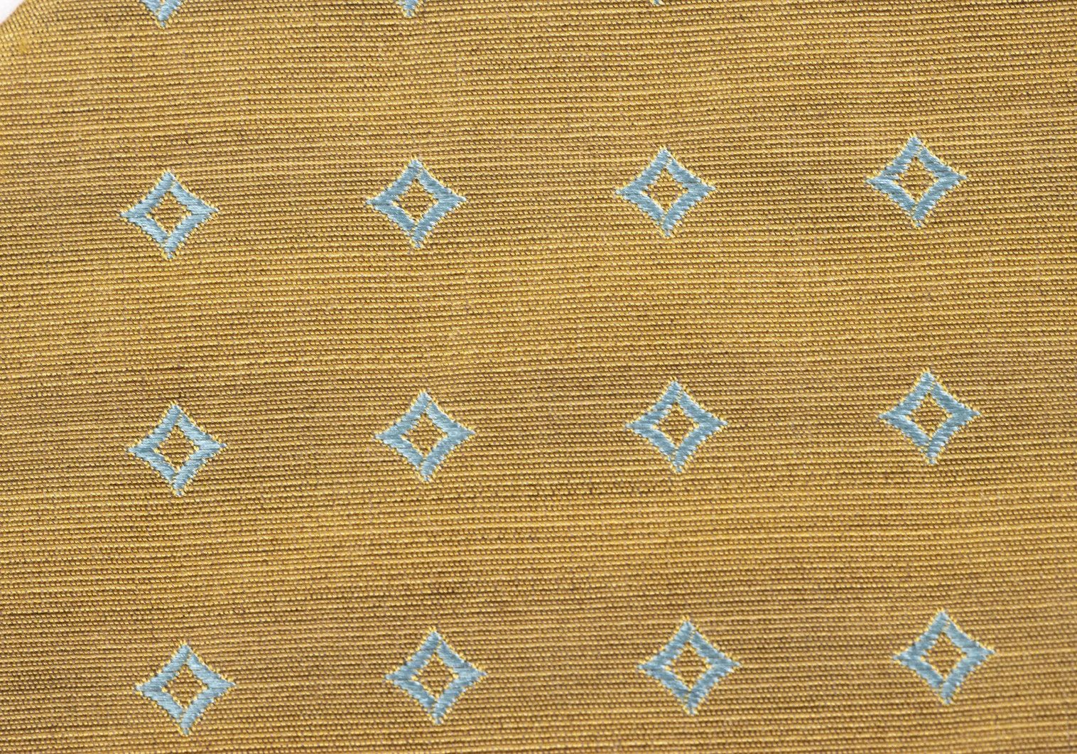 Emporio Armani Square Jacquard Silk Tie in Yellow Size ONE SIZE - 5 Thumbnail