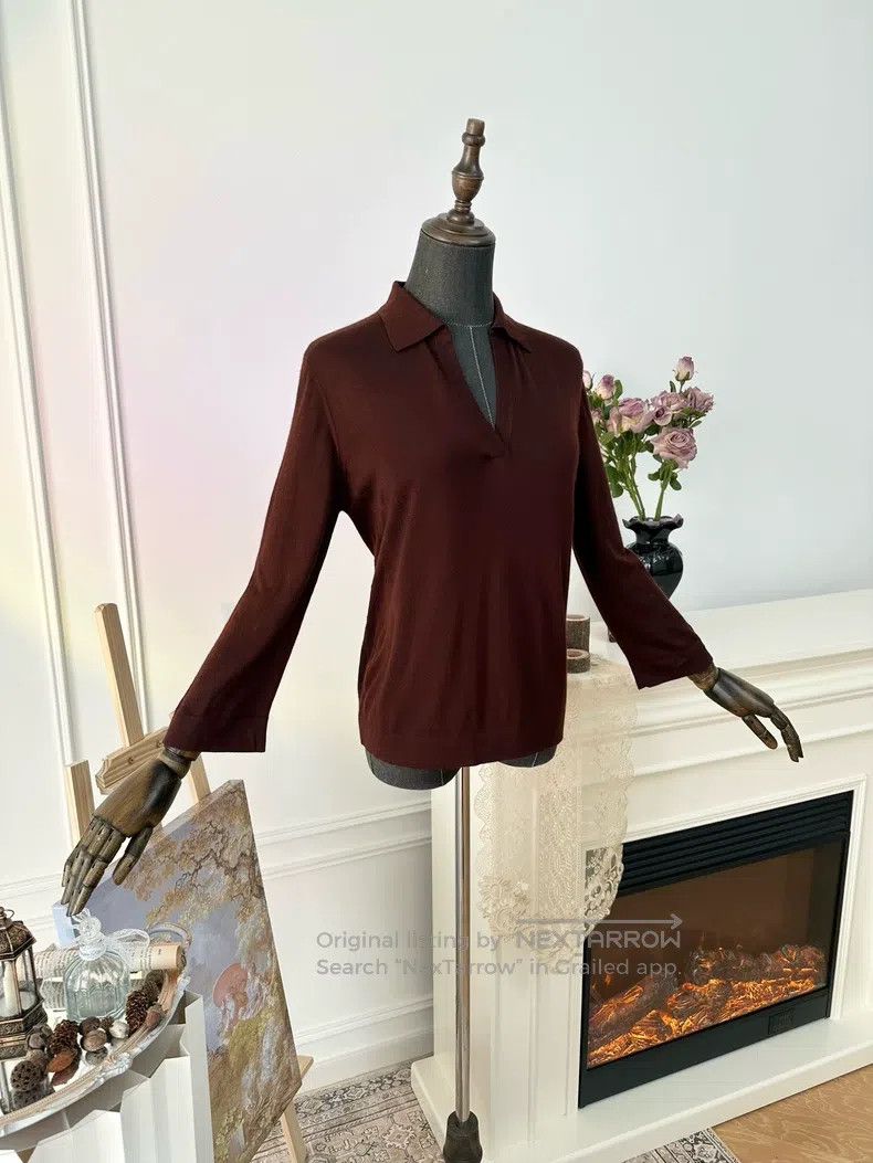 Hermes Hermes Margiela period women's cashmere and silk blend lei Size M / US 6-8 / IT 42-44 - 3 Thumbnail