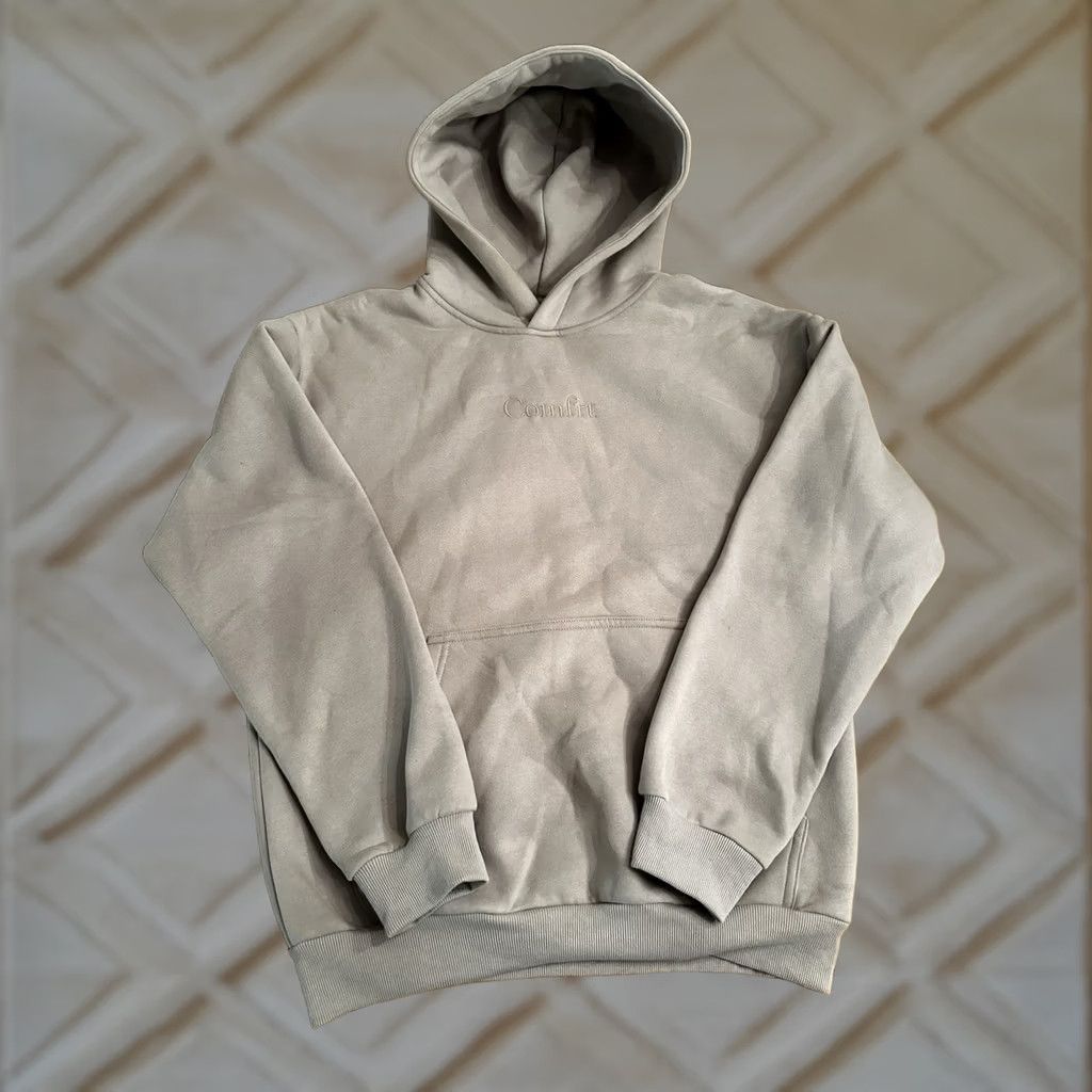 Vintage M & M Comfrt Minimalist Hoodie Beige US Size M Men Regular Medium Pullover Beige Hoodie Pre-owned Good Size US M / EU 48-50 / 2 - 1 Thumbnail