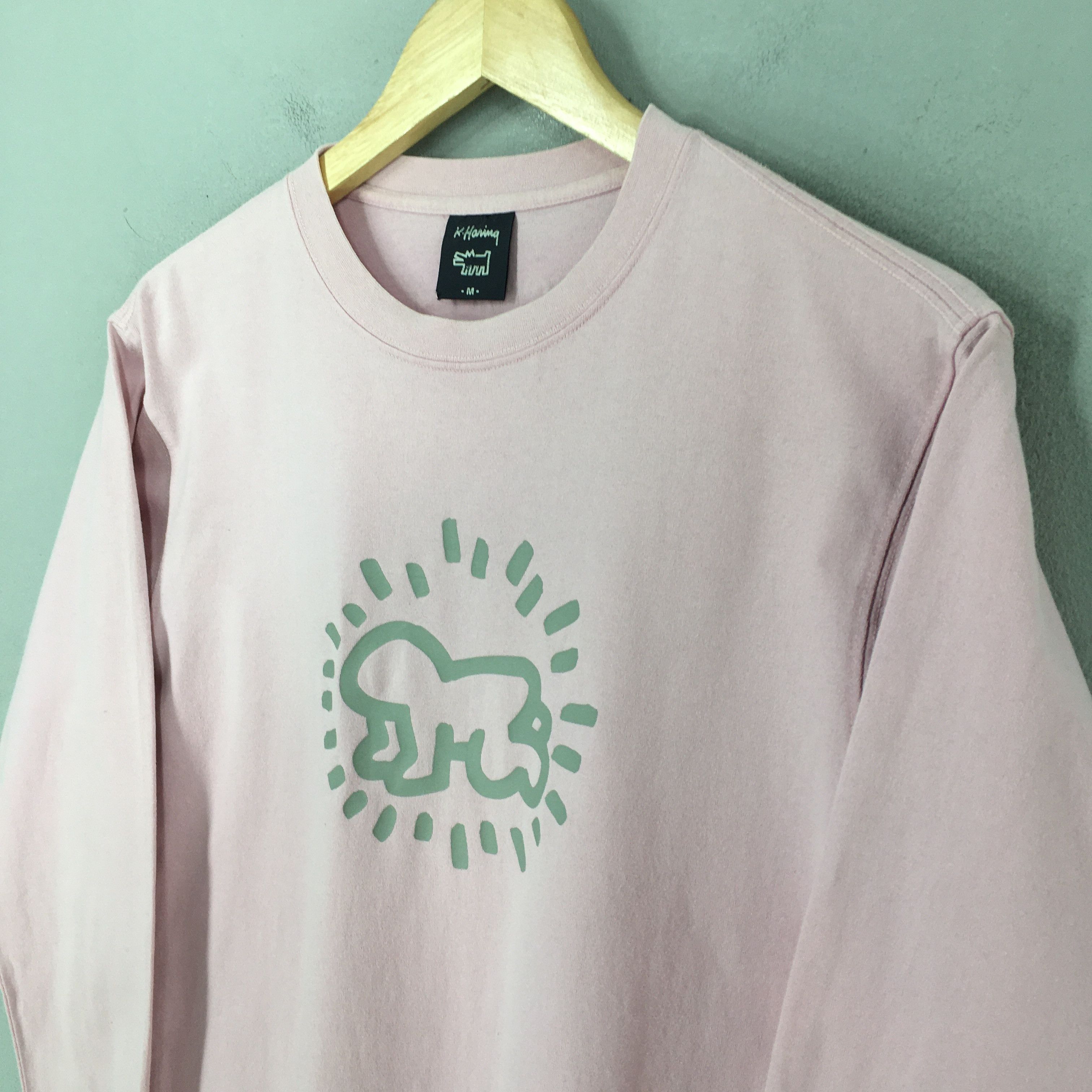 Keith Haring Keith Haring Radiant Baby Pop Art Pink T shirt Medium Size US M / EU 48-50 / 2 - 4 Thumbnail