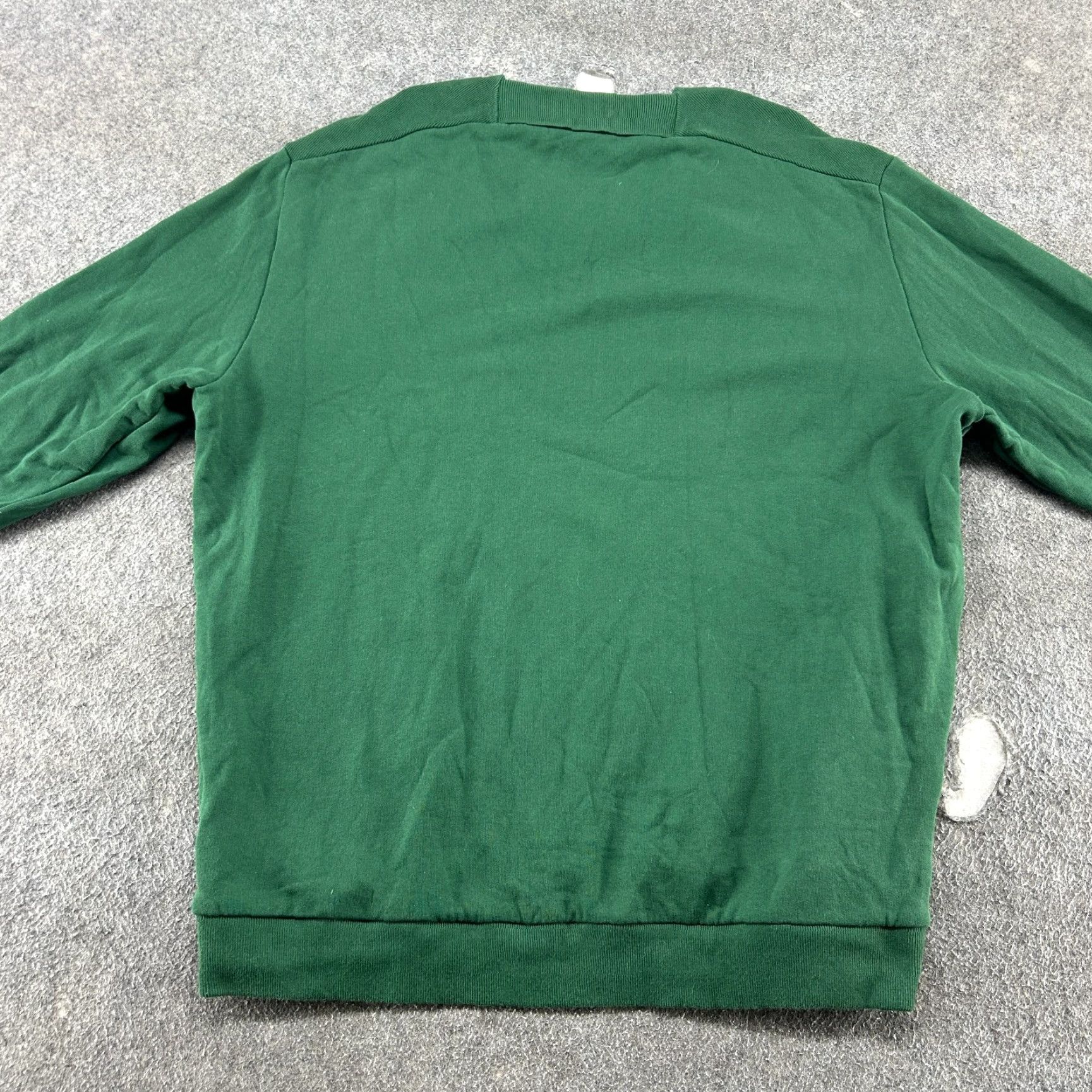 Lacoste VINTAGE Lacoste Sweatshirt Mens 2XL Green Pullover V-Neck Cotton Logo 90s Athletic Regular Men Shirt? Size US XXL / EU 58 / 5 - 6 Thumbnail