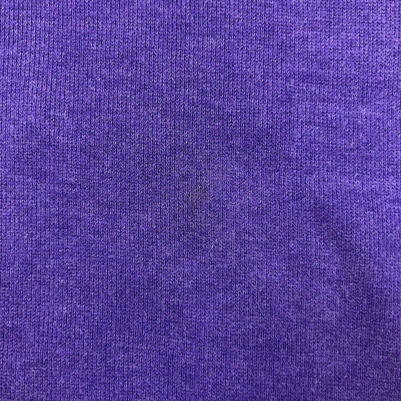 Polo Ralph Lauren × Vintage Polo Ralph Lauren Sweatshirt XL Purple Pony 1/4 Zip Pullover Size US XL / EU 56 / 4 - 3 Thumbnail